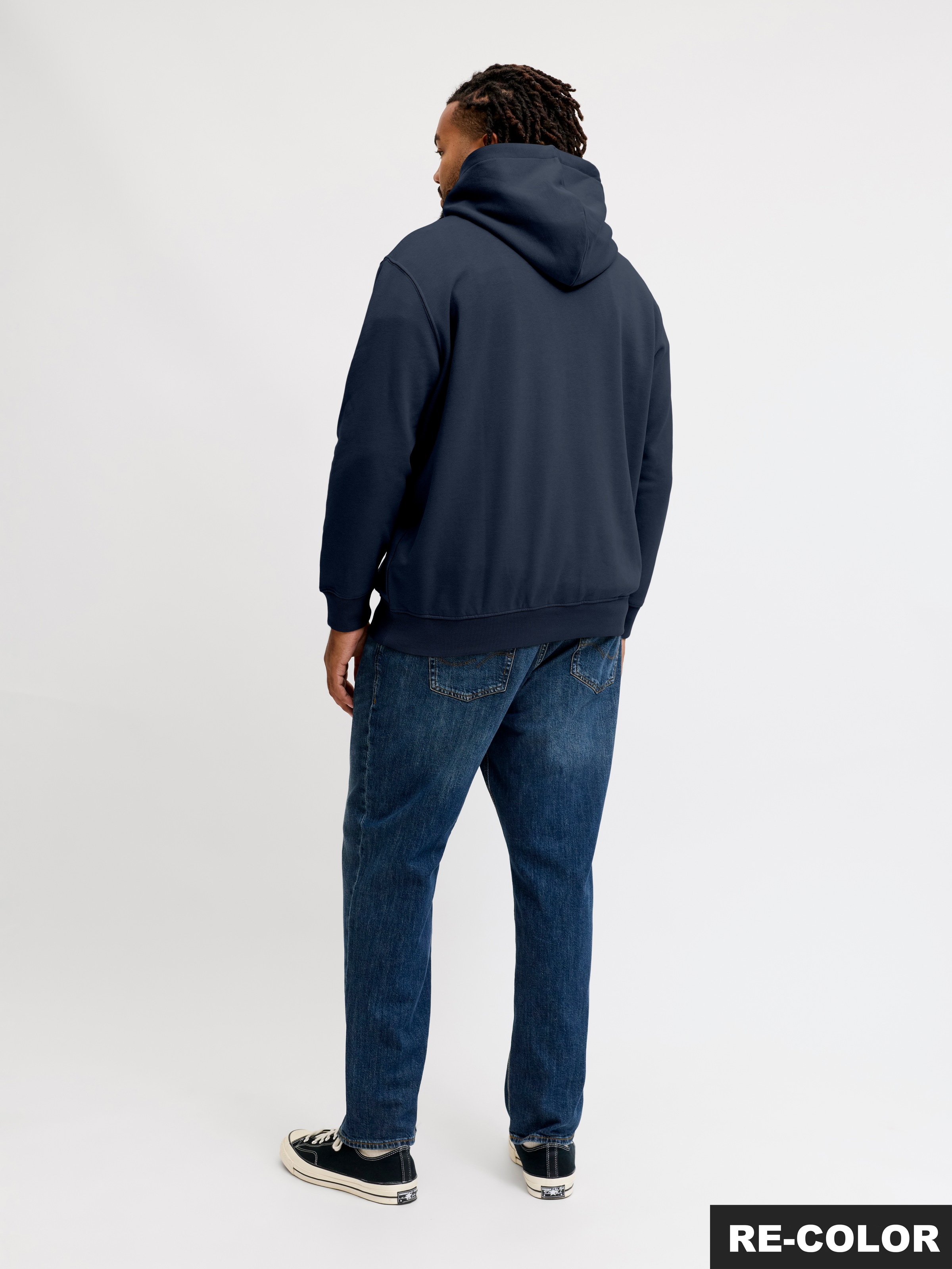 Jack & Jones PlusSize Kapuzensweatshirt »JJAVERY SWEAT HOOD PLS«, Baumwollmischung, normal geschnitten
