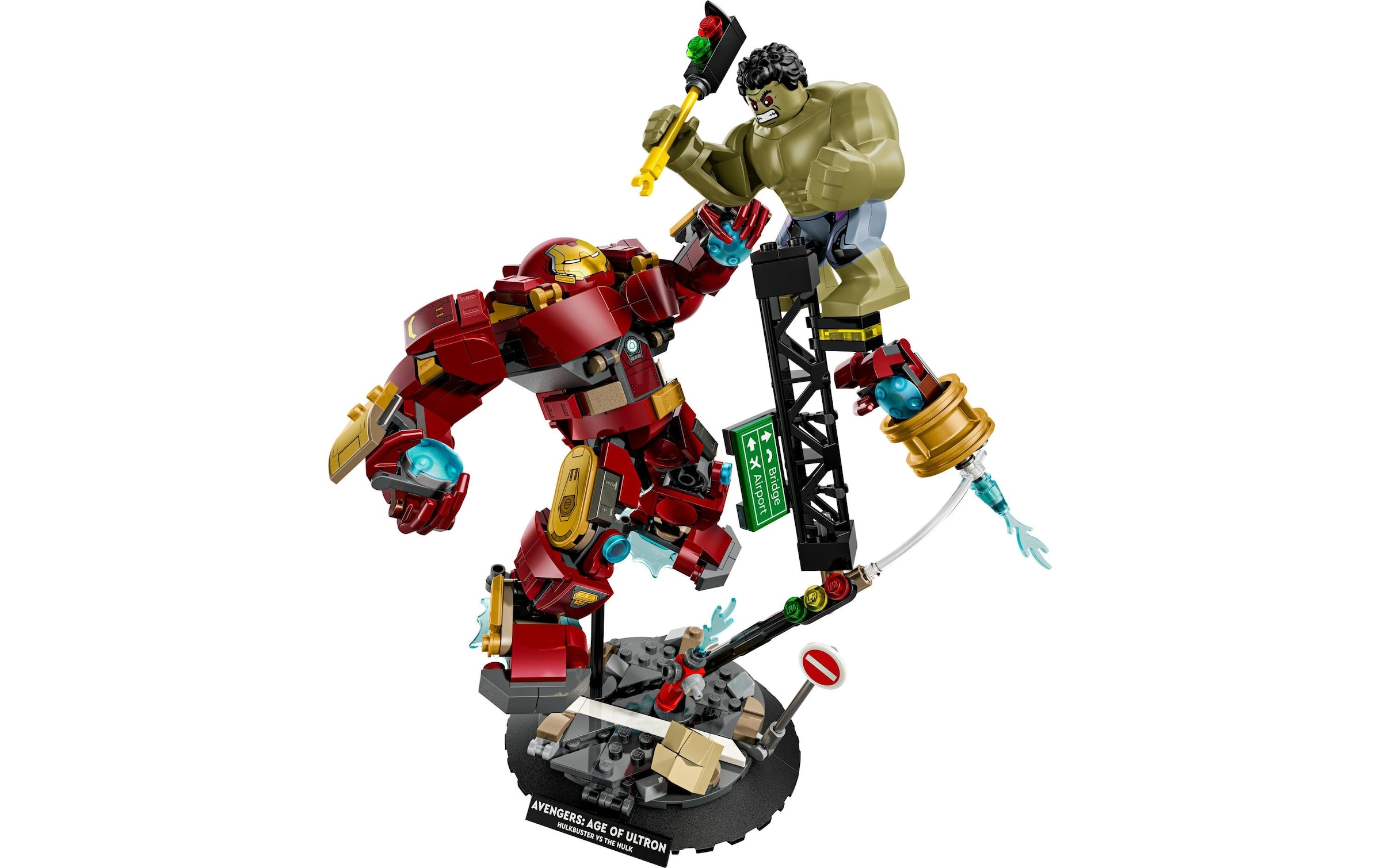 LEGO® Konstruktionsspielsteine »Marvel Duell der Giganten: Hulkbuster vs. Hulk 76343«