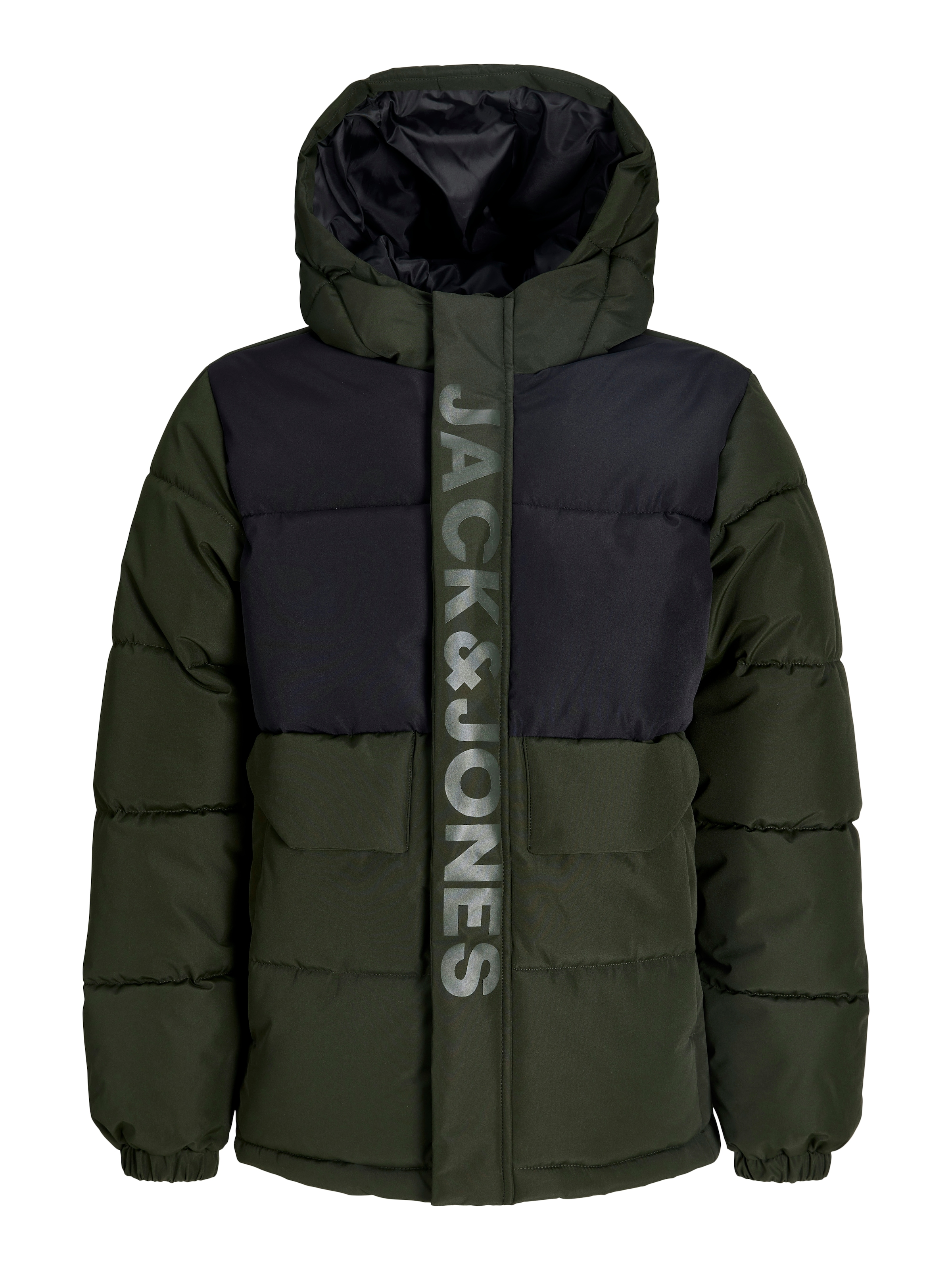 Jack & Jones Junior Veste matelassée »JCOSPEED PUFFER SN JNR« avec capuche Polyester, coupe régulière