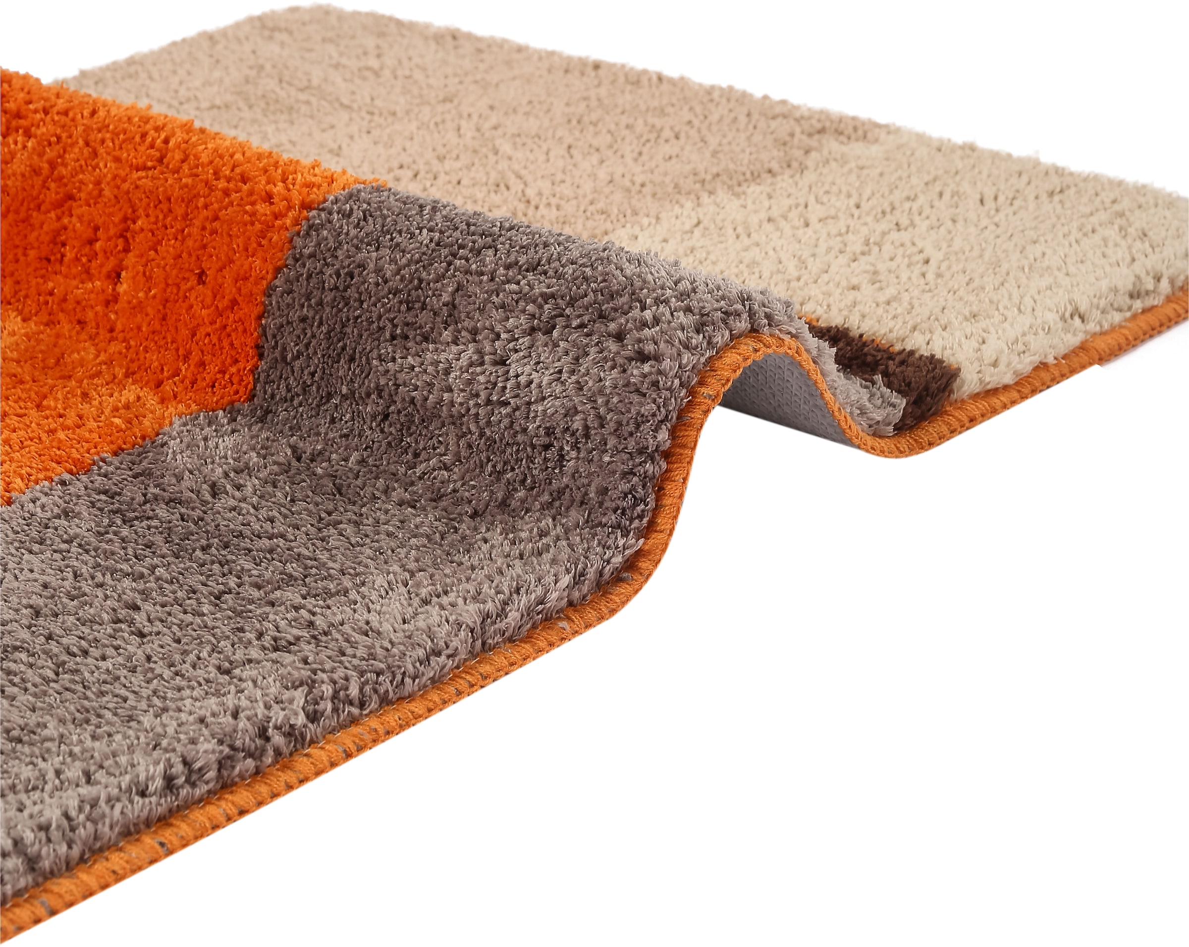 my home Tapis de bain »Belio, Badvorleger, Badezimmer Teppich« Höhe 20 mm Badematte, Badteppich, Badematten auch als 2 tlg. Set erhältlich, bunt