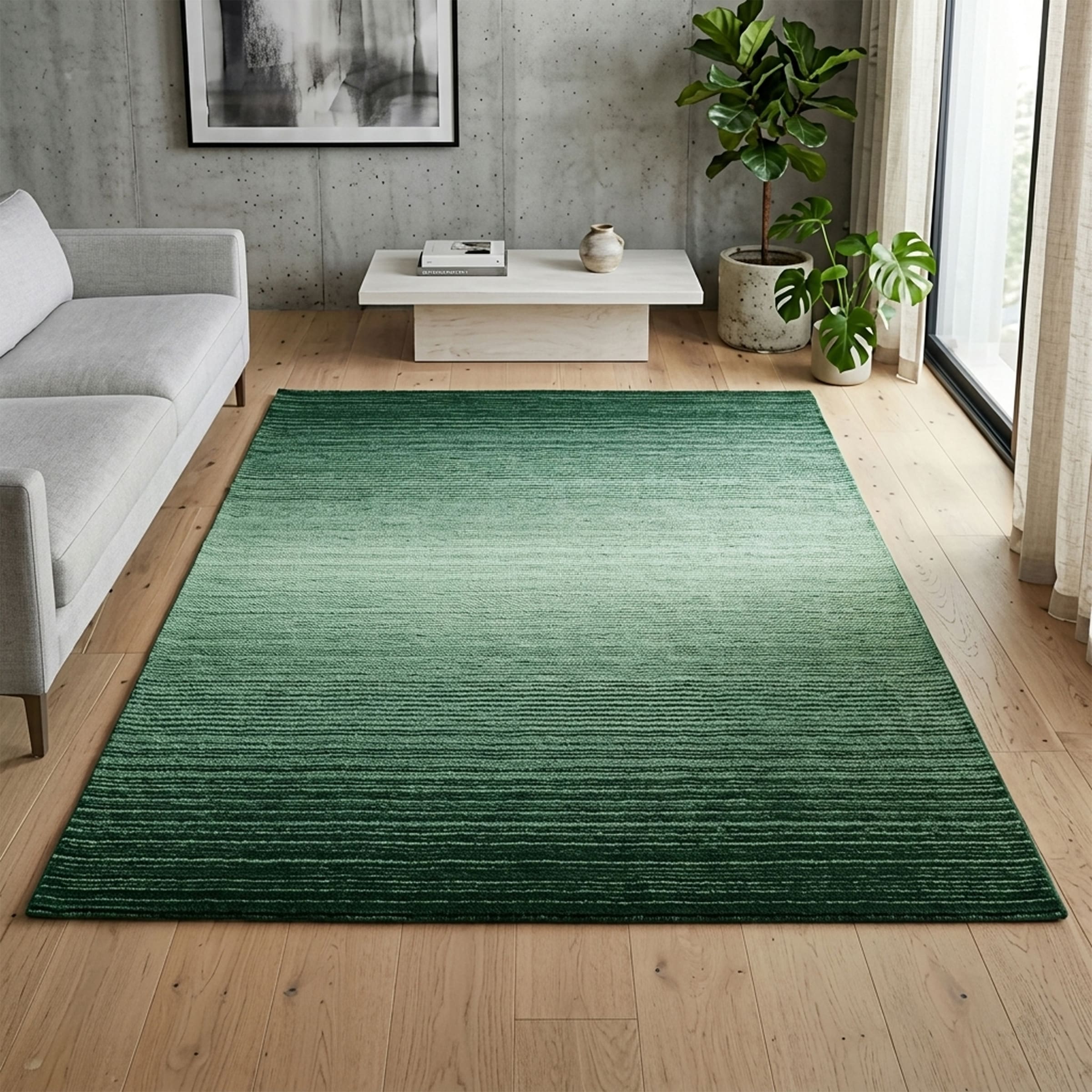 GOODproduct Wollteppich »Tyllan, Handgefertigt, reine Wolle« rechteckig 14 mm Höhe Farbverlauf, meliert, Wohnzimmer, Schlafzimmer, Esszimmer