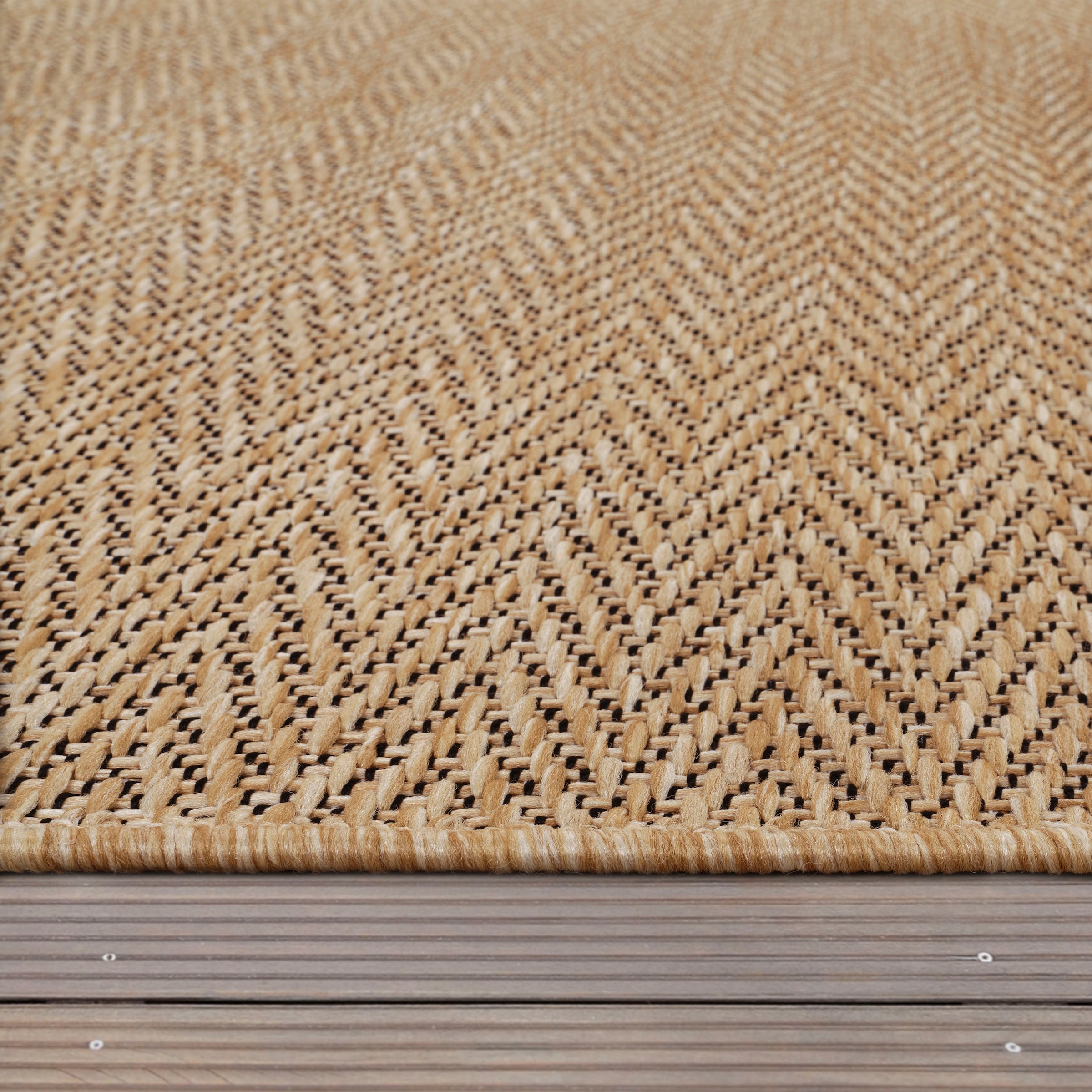 Paco Home Tapis »Luca 421« Rectangulaire 4 mm Höhe tissu plat, chiné, géométrique, adapté intérieur et extérieur