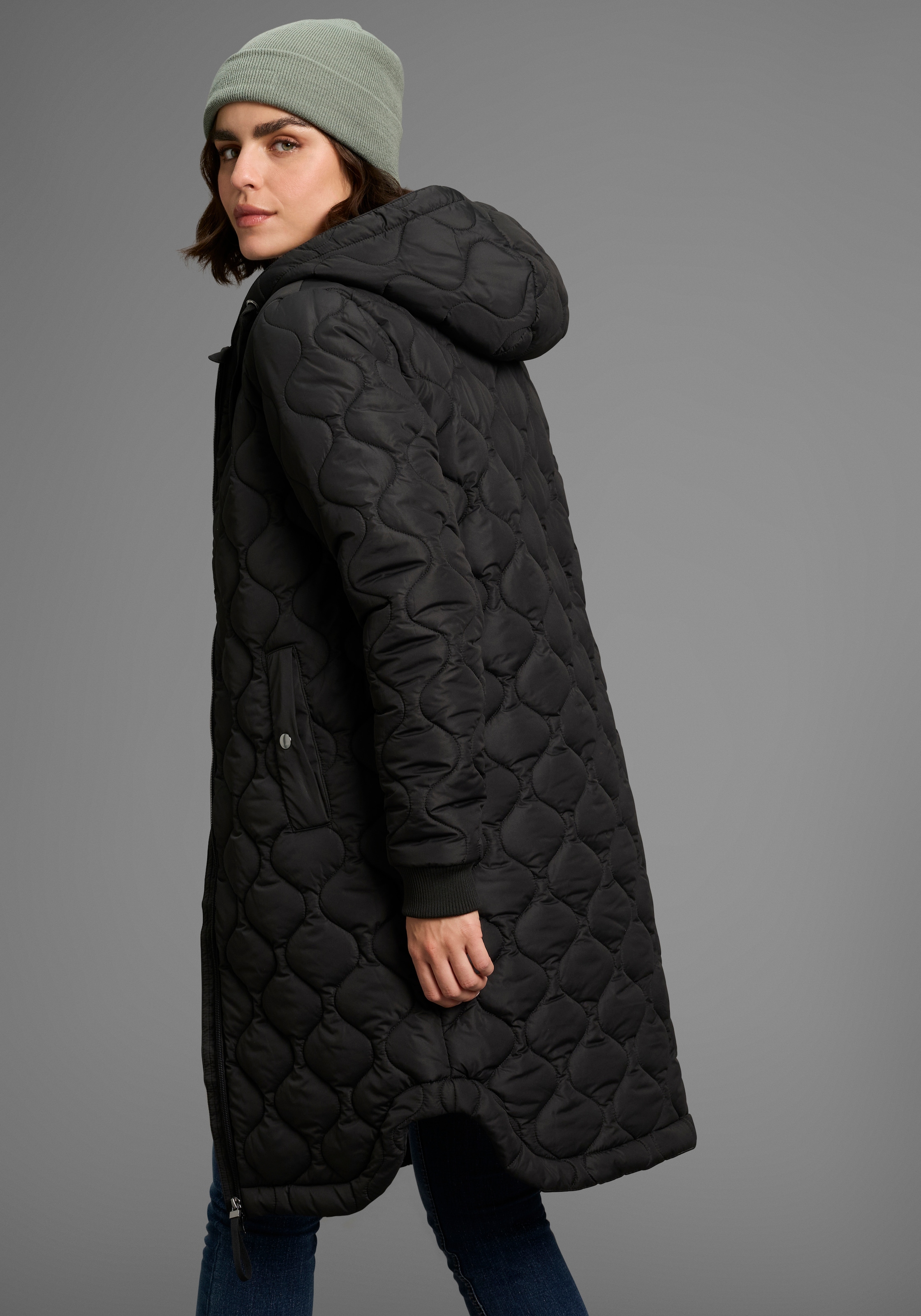 Laura Scott Manteau matelassé mit modischem Steppmuster