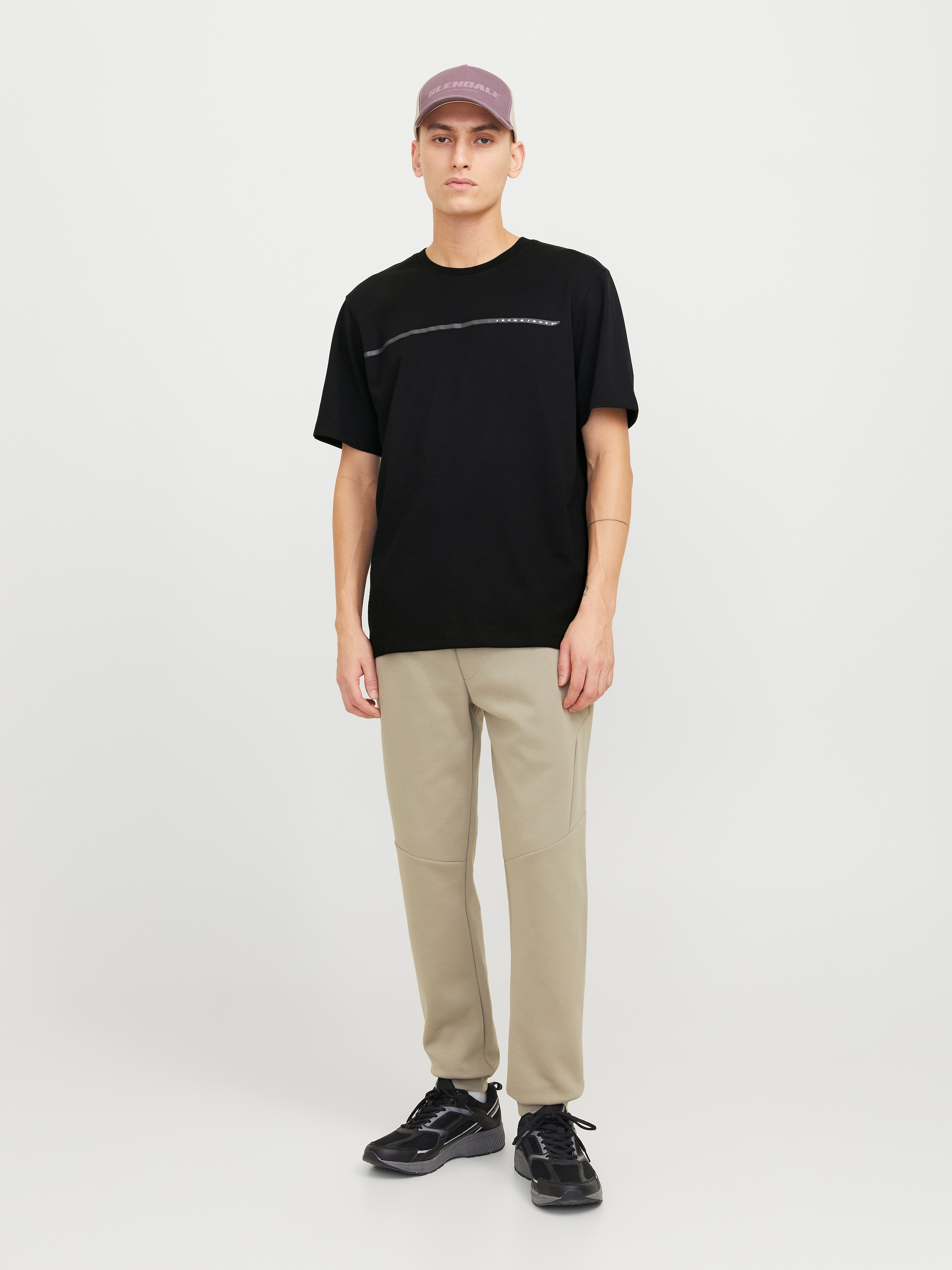 Jack & Jones T-Shirt »JCOFUSION FULL BRANDING TEE SS CREW NOOS«