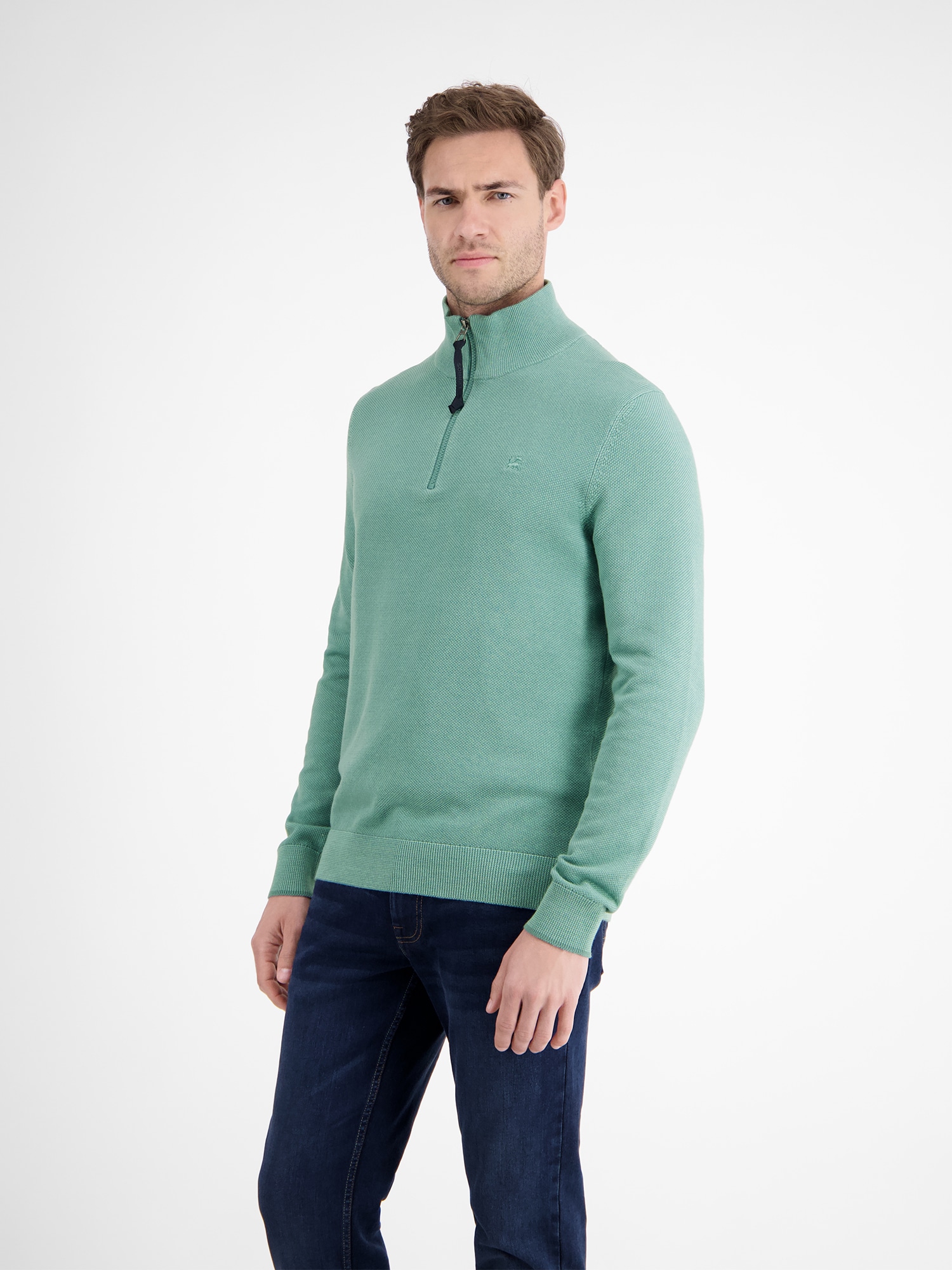 LERROS Troyer »LERROS Herren Stricktroyer in lebendiger Optik«