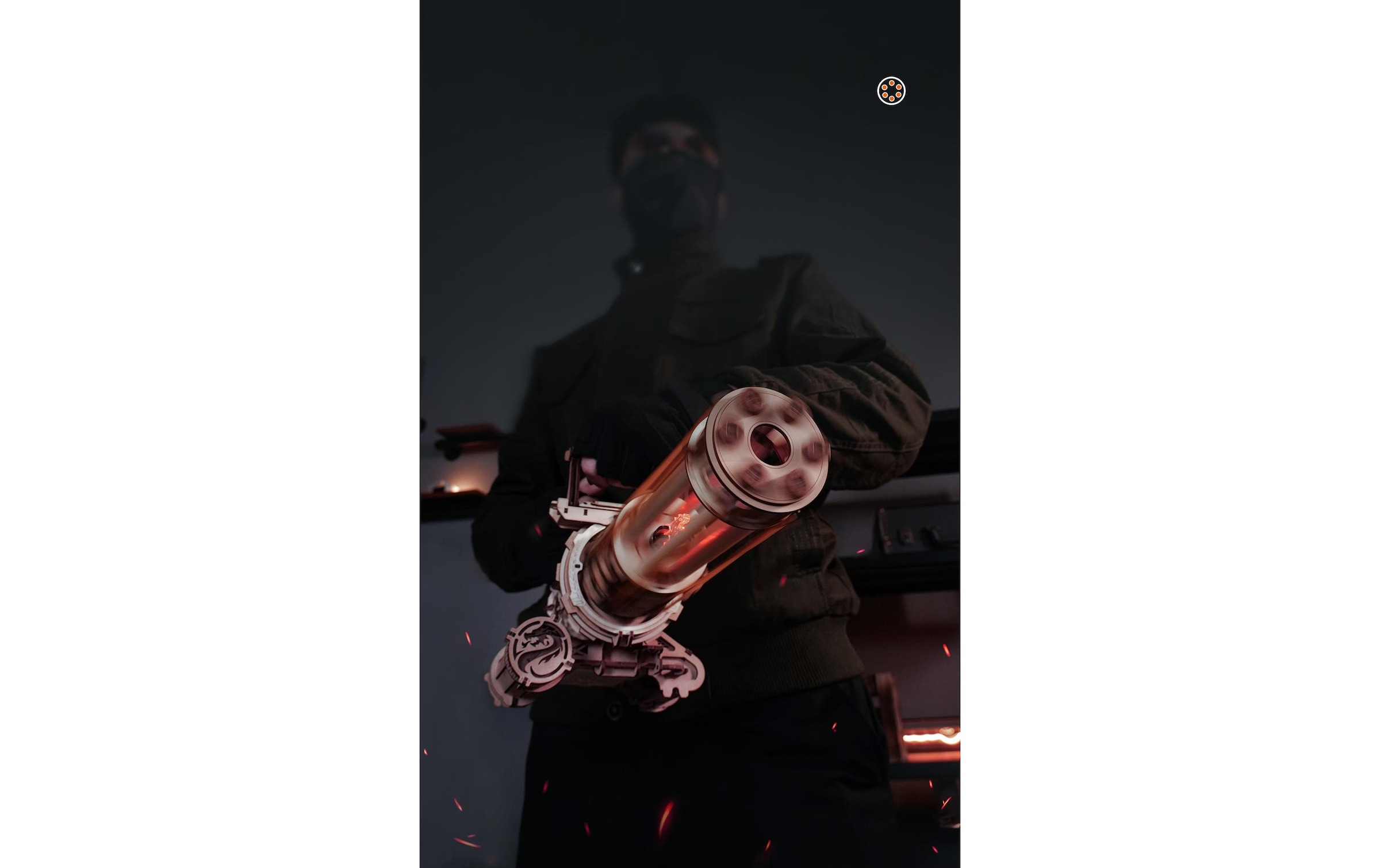   Modellbausatz »RoboTime Rotating-Barrel Machine Gun«