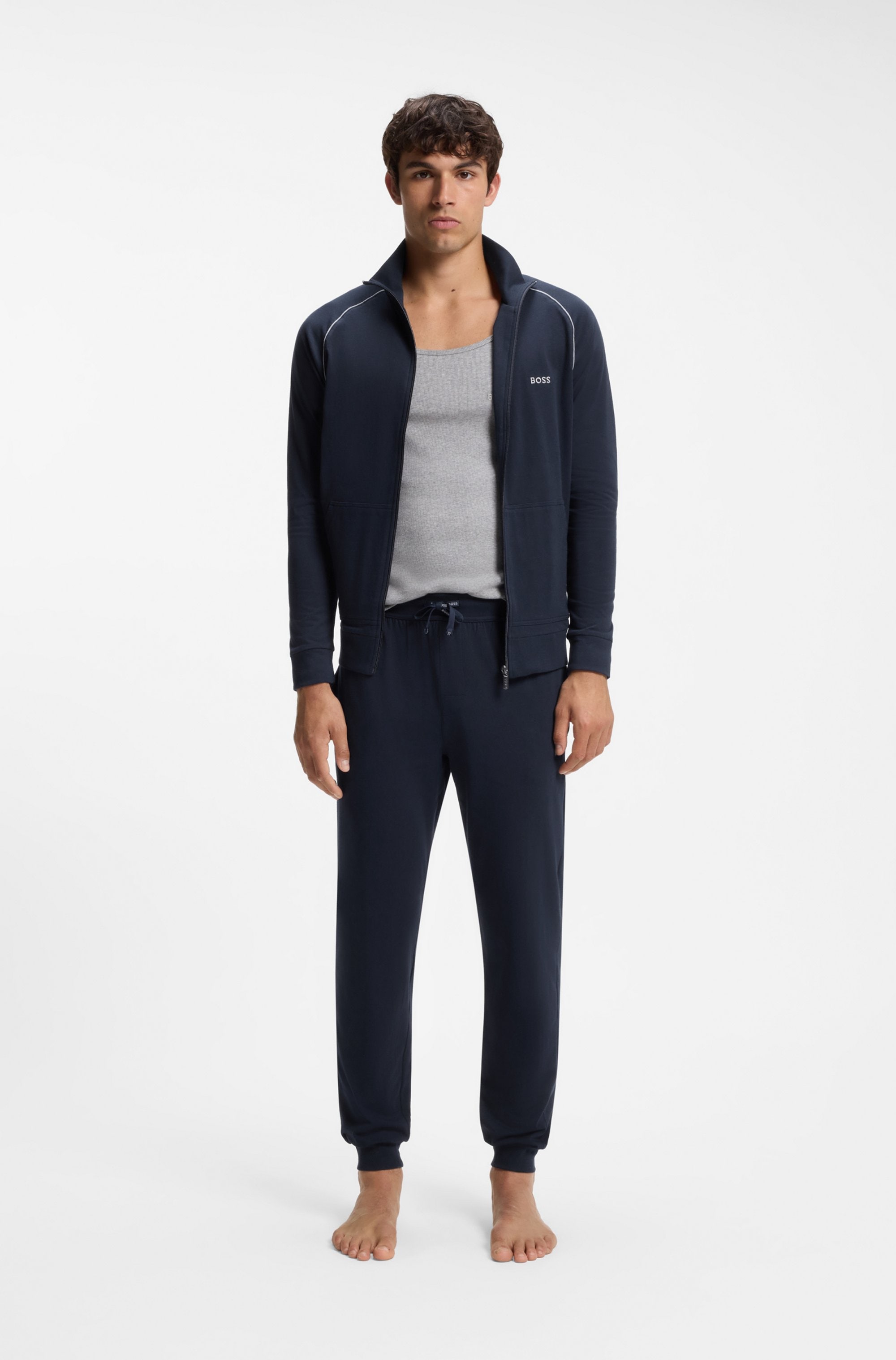 BOSS Pantalon sweat »Mix&Match Pants«  mit BOSS Aufdruck auf dem Kordelzug