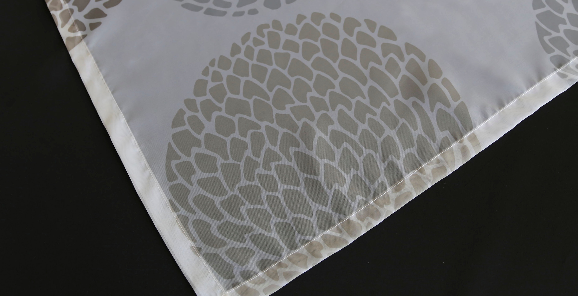 GOODproduct Gardine »BELEM« Ösen 1 Stk. tlg. 1 Schal, Polyester, Kreise