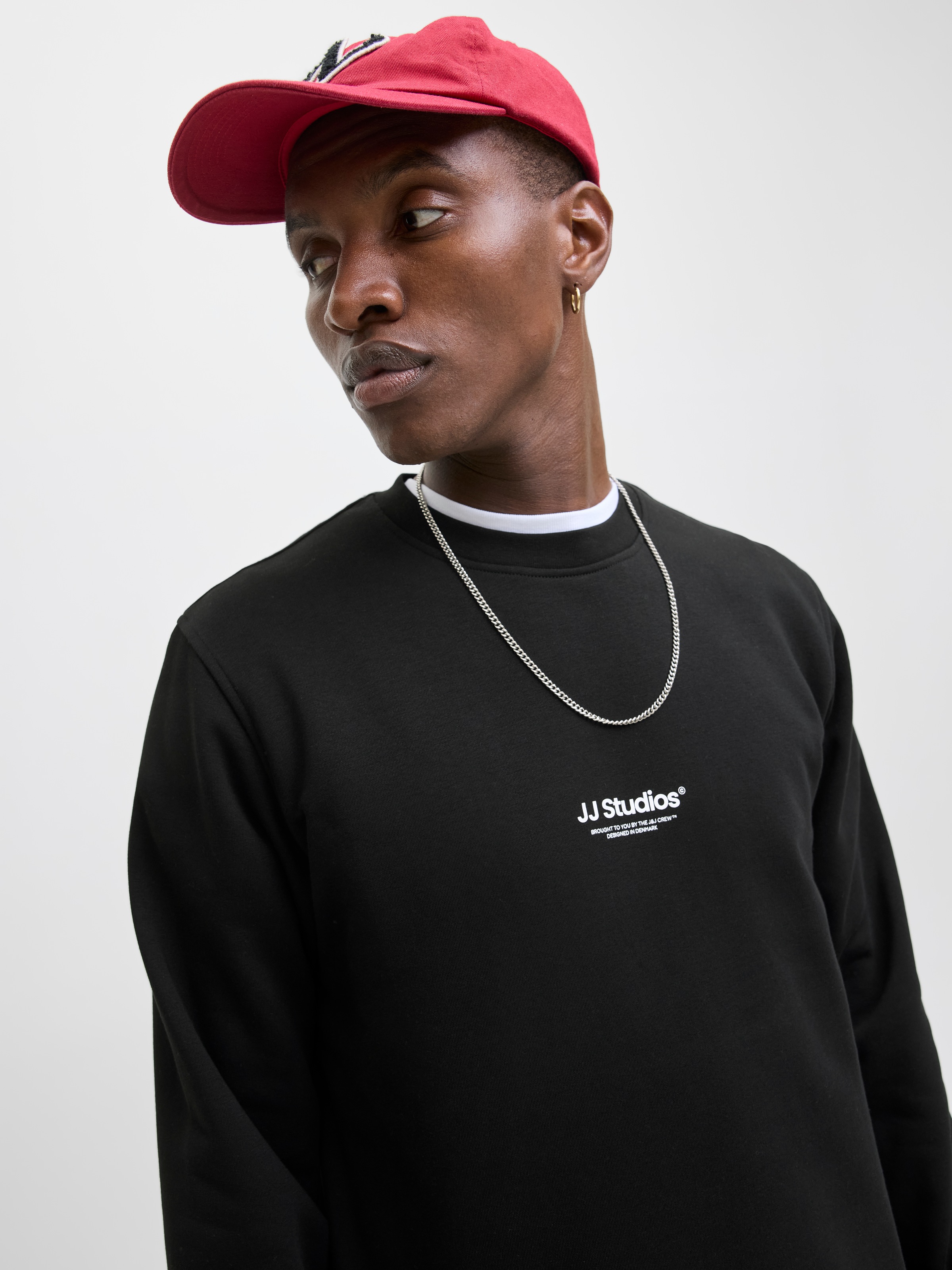 Jack & Jones Sweatshirt »JJESOHO SWEAT CREW NECK NOOS«, Baumwollmischung, relaxed fit
