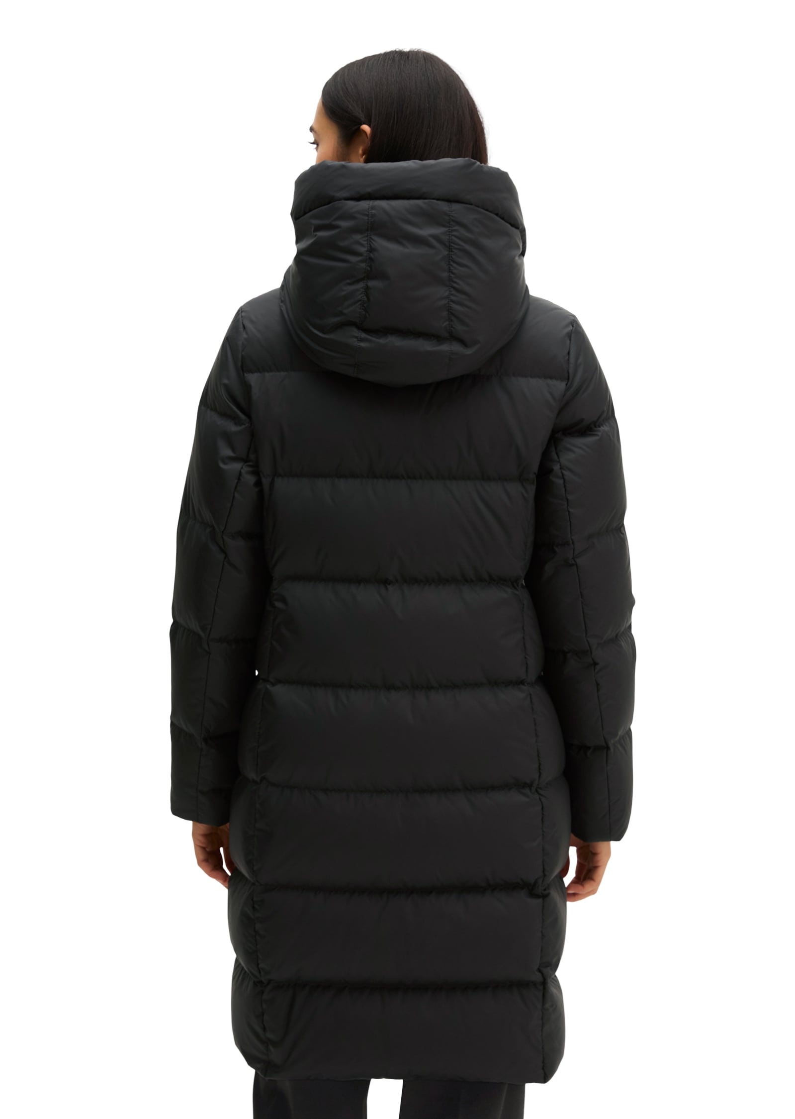 Marc O'Polo Daunenmantel mit 2-Way-Zipper und grosser Kapuze - aktuelle HW26-Kollektion