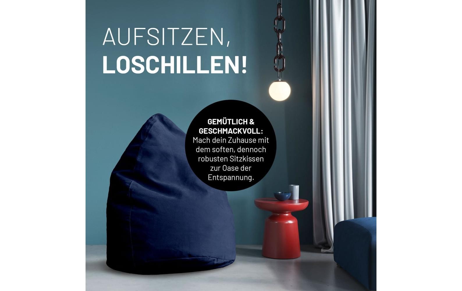 Lumaland Pouf »Sitzsack In-& Outdoor 120 l«