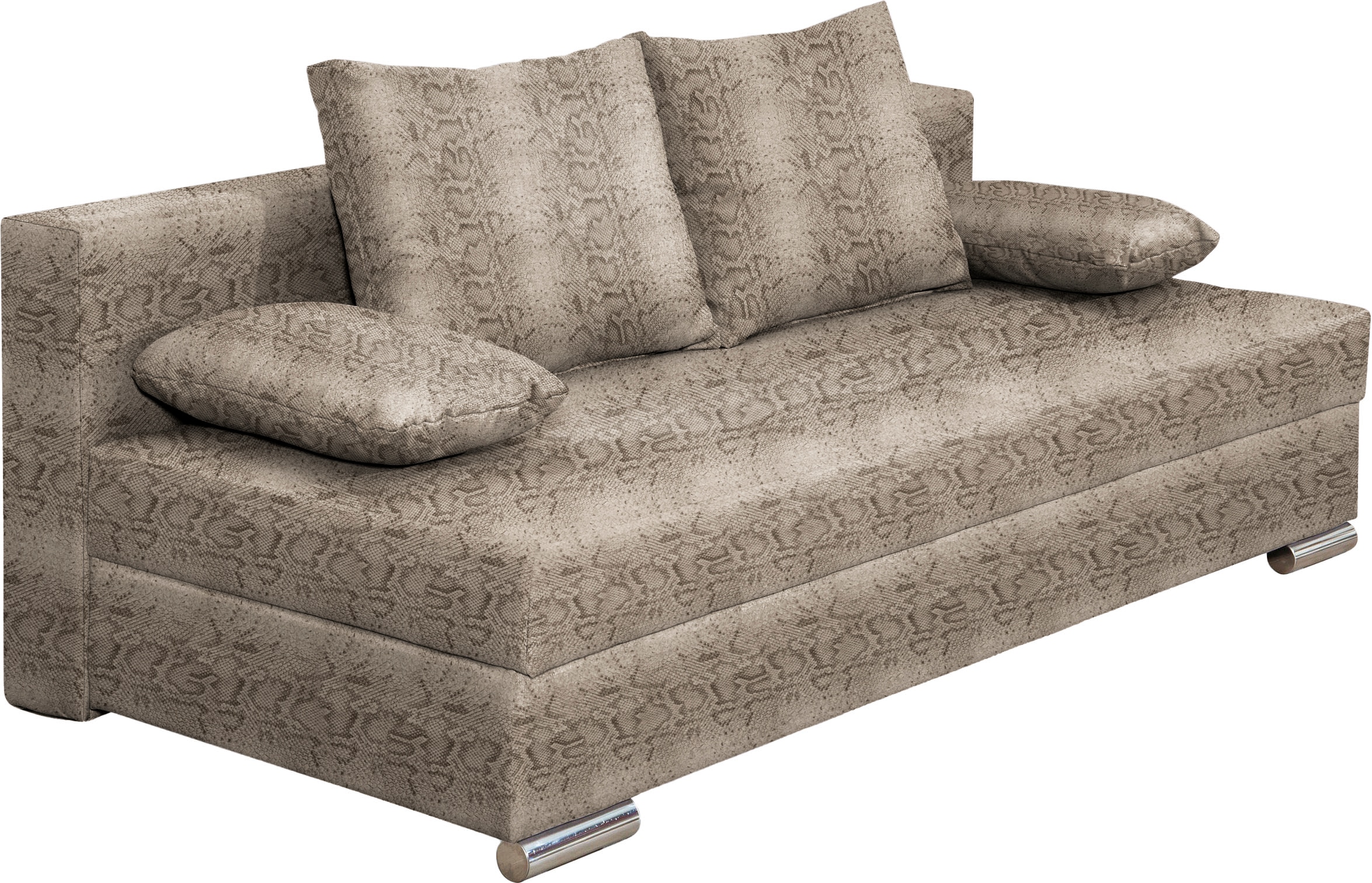 COLLECTION AB Schlafsofa »Tania, B: 194 cm, Liegefl. 140x194 cm, Federkern« Schlafcouch mit Gästebett inklusive Rückenkissen