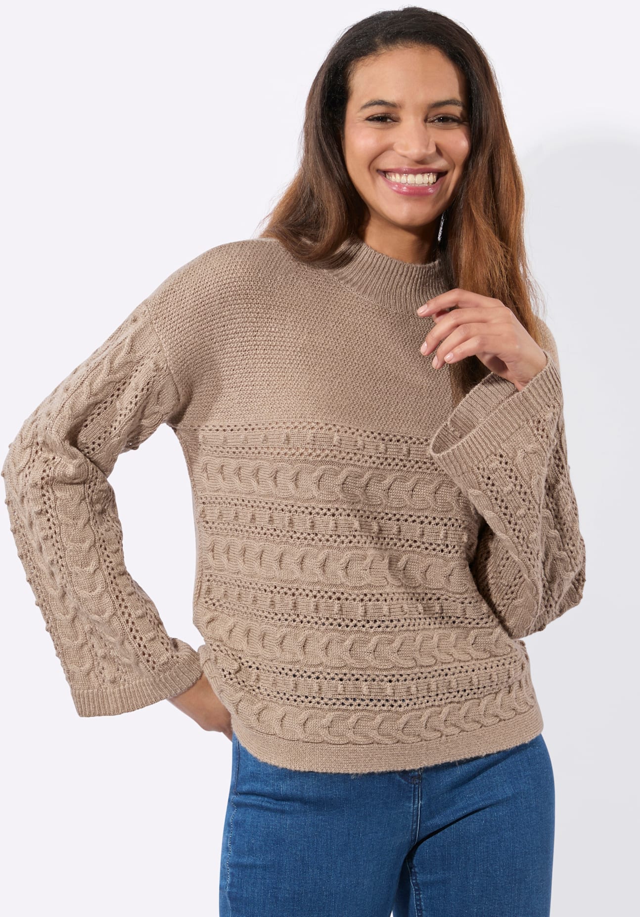 Inspirationen Pull à col montant »Pullover«