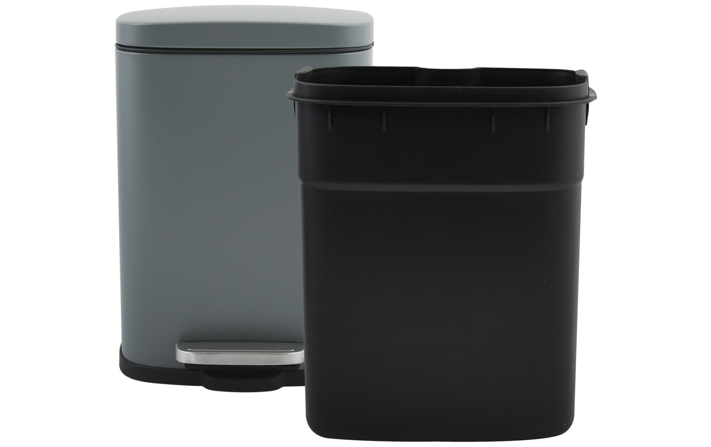 spirella Mülleimer »Treteimer, Grau matt« 1 Behälter