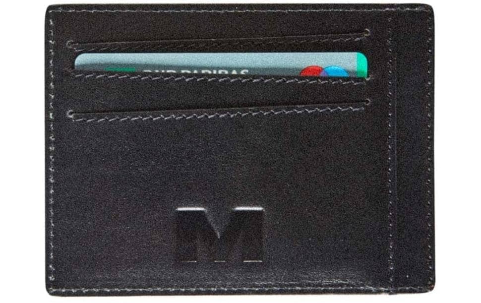   Porte-monnaie »Maverick All Black 11,5 x 8,7 cm, Schwarz«