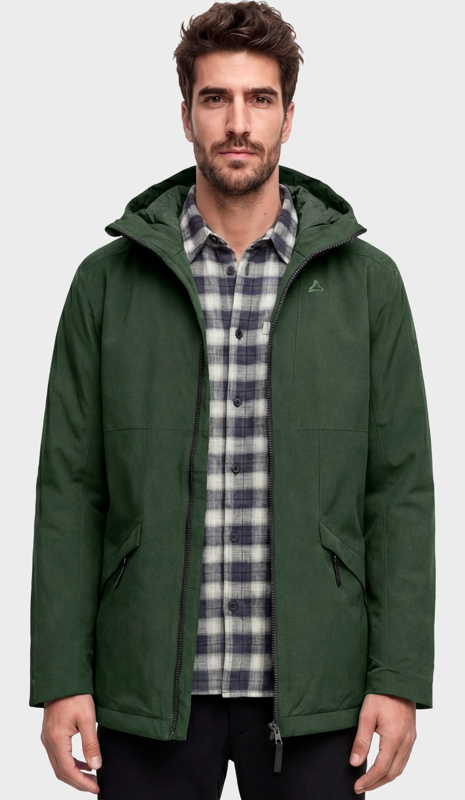 Schöffel Langjacke »Ins Parka Style Malkay MNS« mit Kapuze
