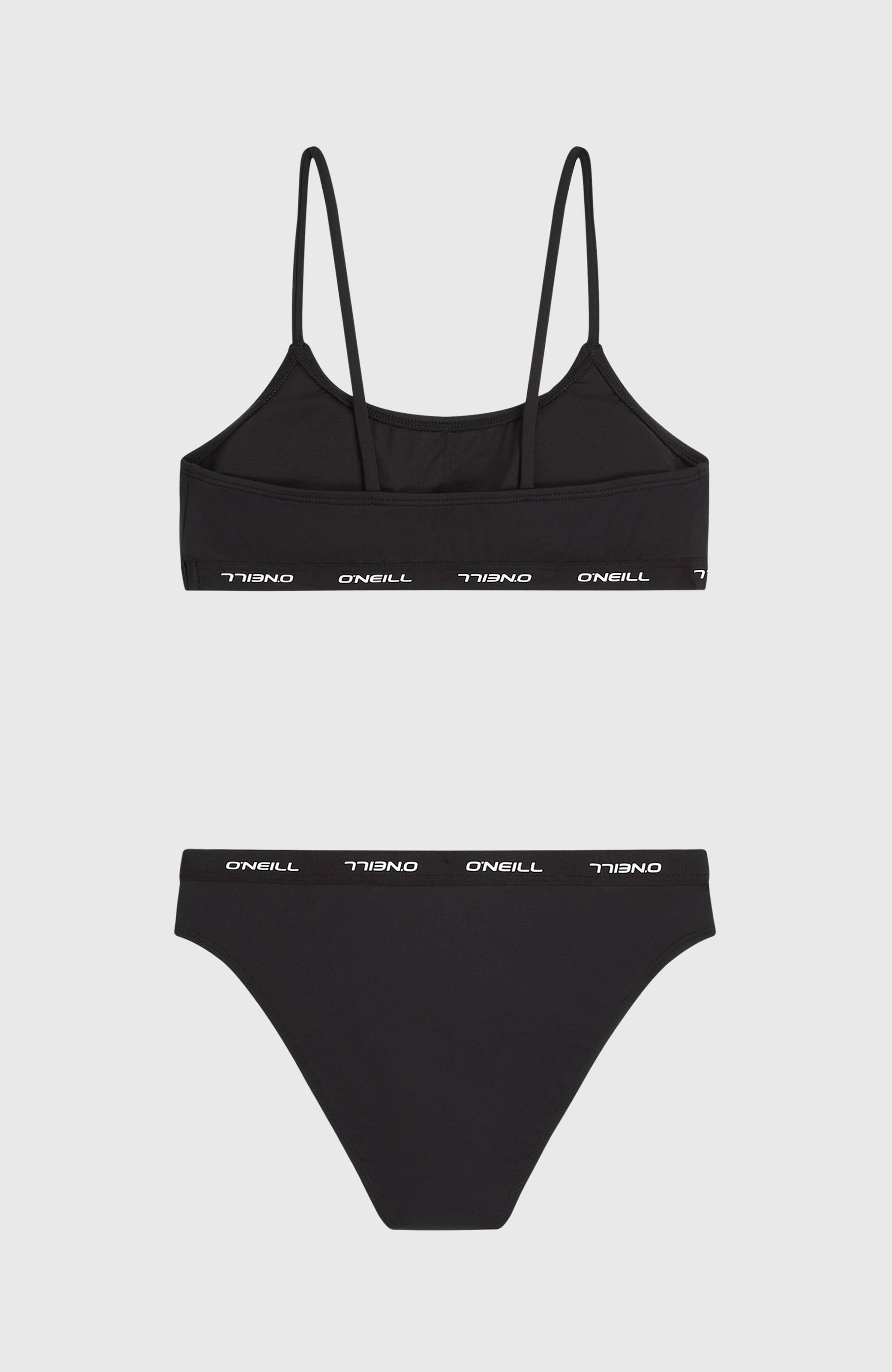 O'Neill Bikini bandeau »O'NEILL SPORT BIKINI SET« 2 cuis Bralette-Oberteil, elastischer Bund mit Logostreifen, feste Träger