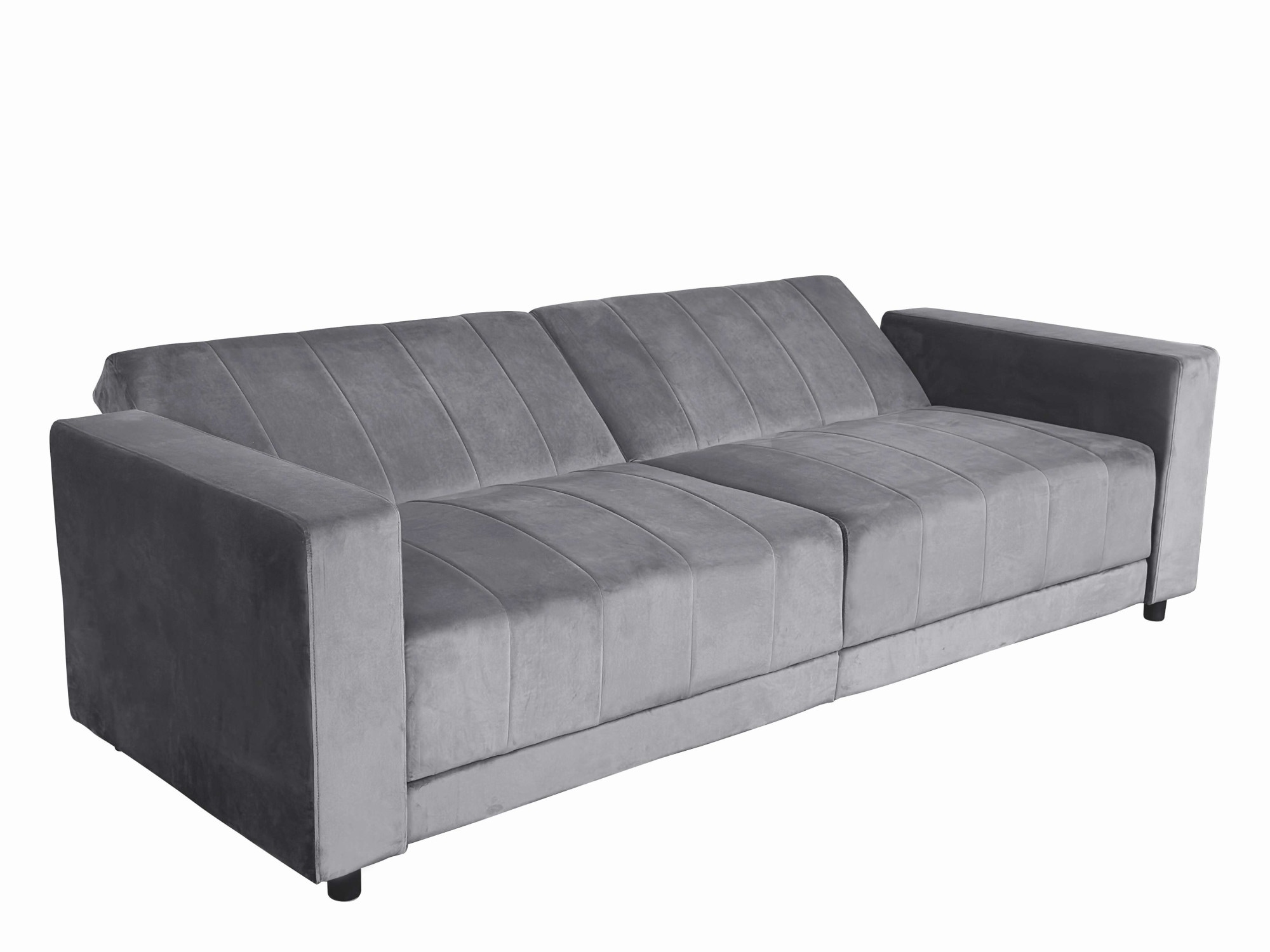 Dorel Home 3-places »Allie II Schlafsofa 225 cm« Bett-Funktion (108/190cm), Rückenlehne 2-teilig, mit Steppung