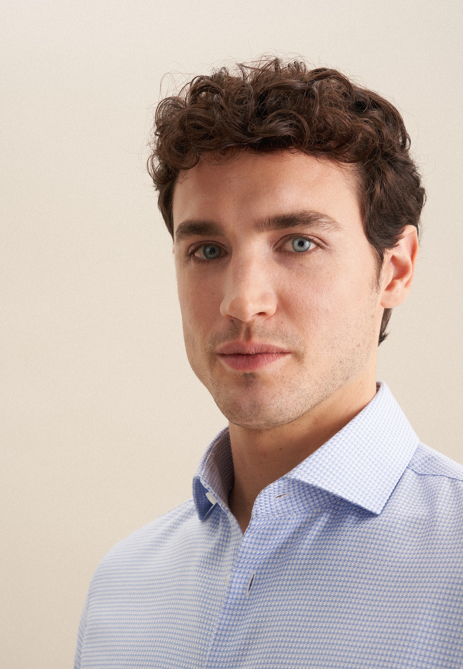 seidensticker Businesshemd »Slim«, Slim 1/1 Kentkragen Struktur
