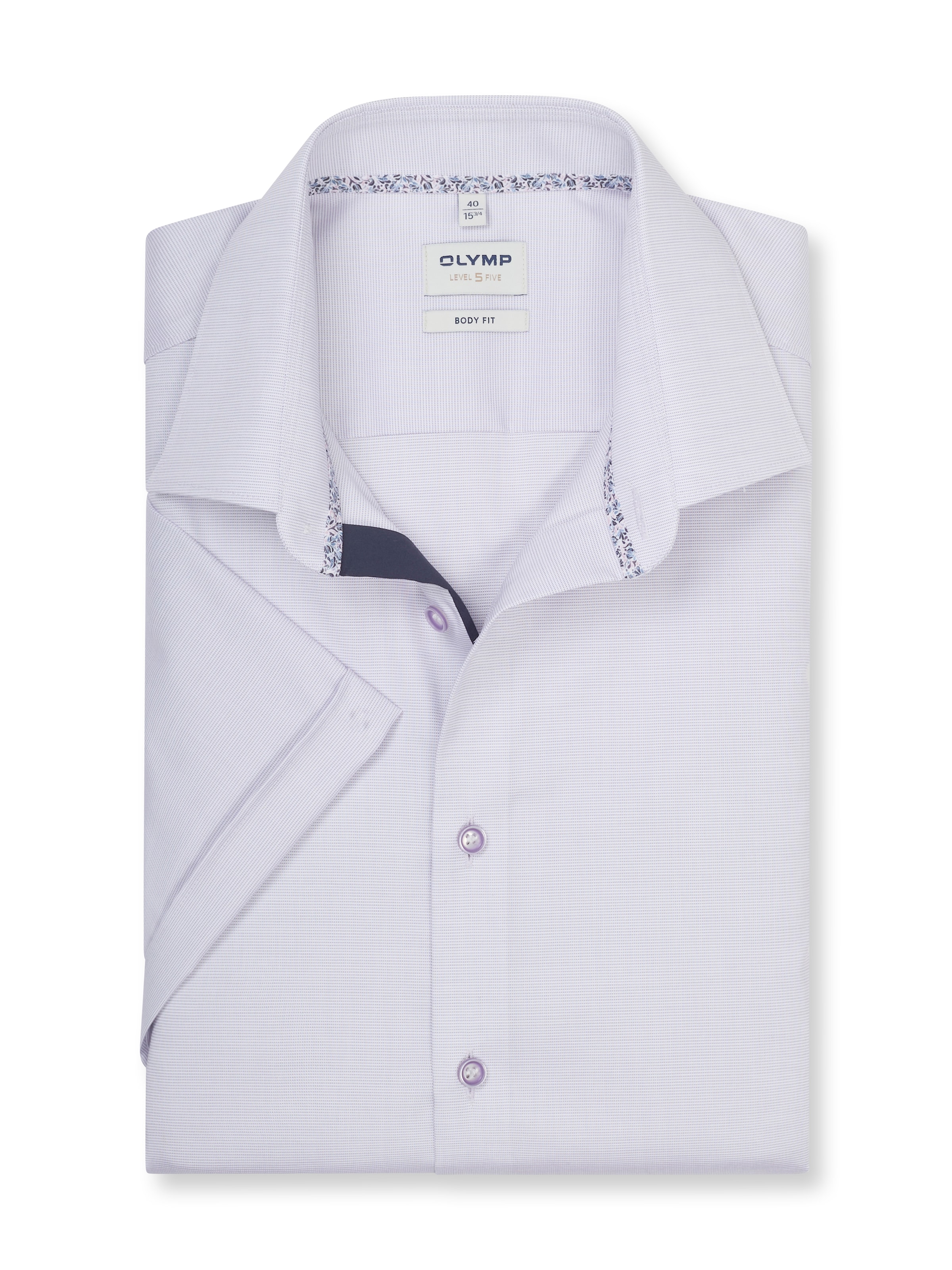 OLYMP Chemise à manches courtes »Level Five« Chemise business, coupe body fit, col Kent