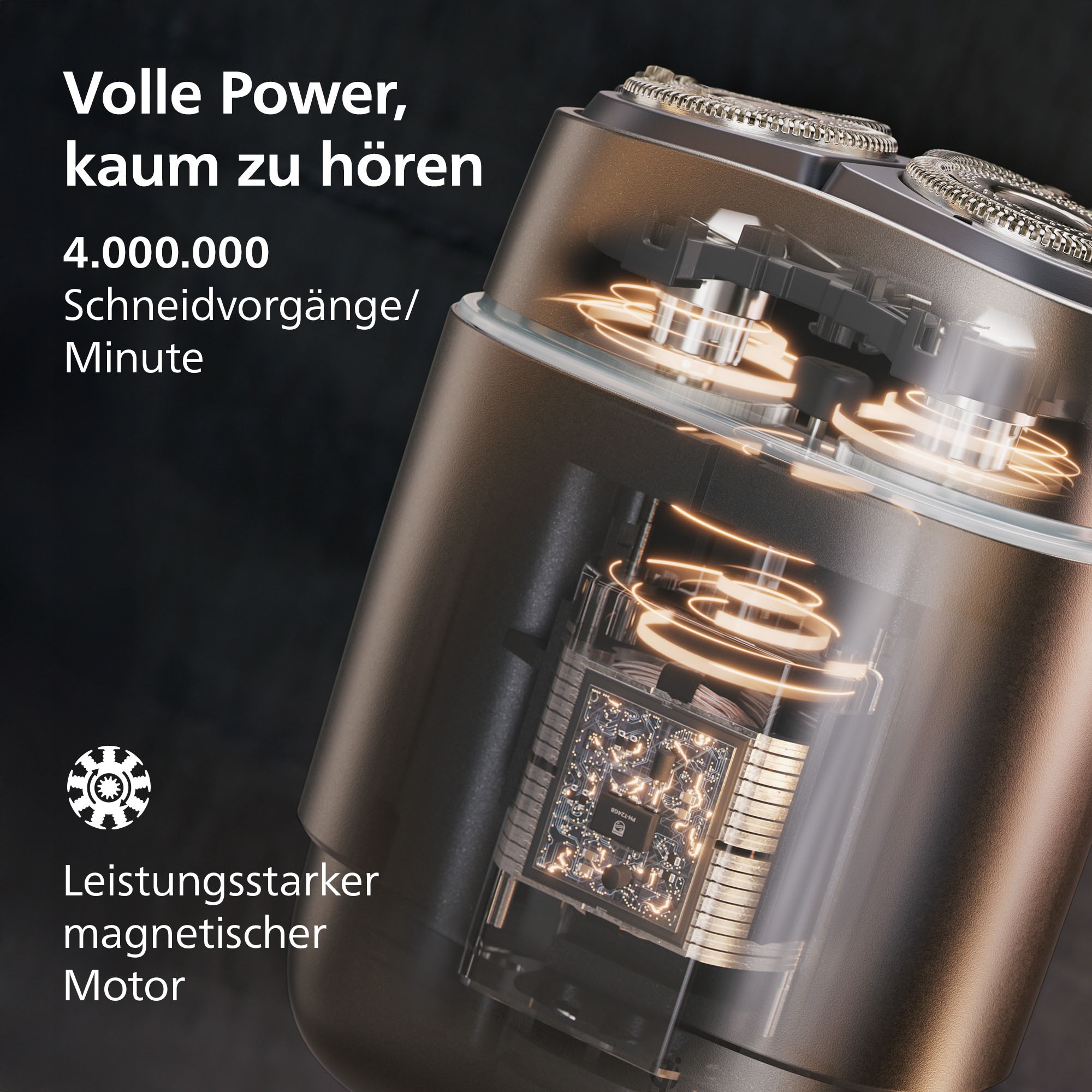 Philips Rasoirs électriques »S791/06« 1 cuis Aufsätze mit Dual SteelPrecision Klingen, 4D Flex Heads, inkl. Nasenhaartrimmer