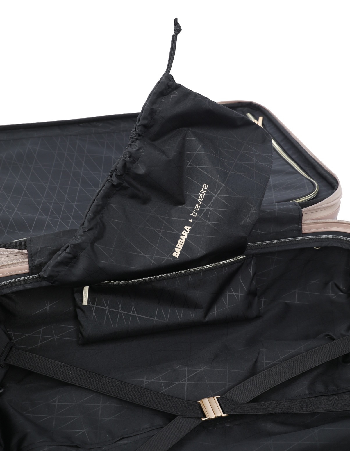 travelite Trolleyset »BARBARA NOVELTY 3-teilig Hartschale« Volumenerweiterung – stilvolles Reisegepäck