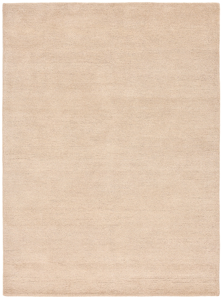 my home Wollteppich »Gabbo Natur,  Handweb Teppich,  reine Wolle, handgewebt« rechteckig 14 mm Höhe reine Wolle, Uni,handgewebt, Wohnzimmer, Schlafzimmer, Esszimmer