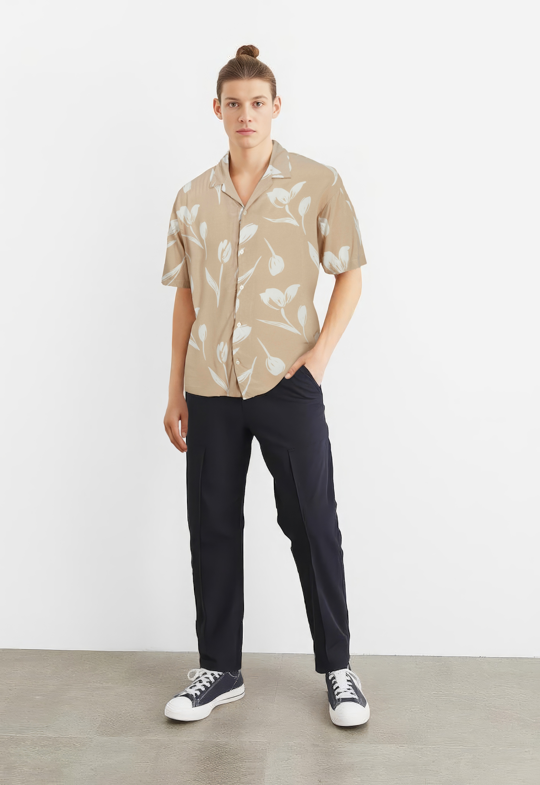 Jack & Jones Kurzarmhemd »JJEJEFF CHARGE RESORT SHIRT SS SN« mit All-Over Print