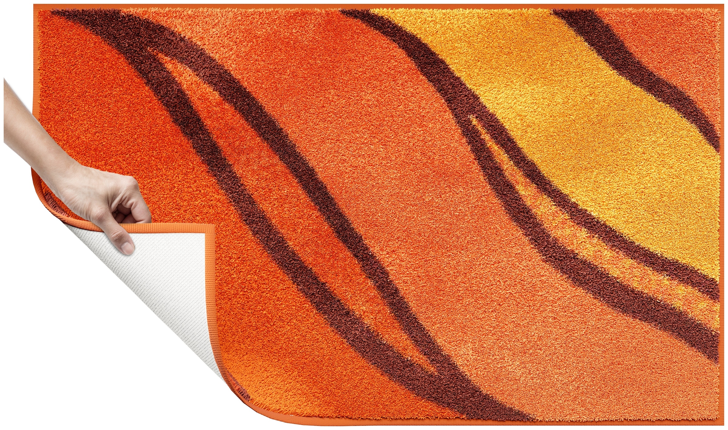 Grund Tapis de bain »Belize, Badvorleger, Badezimmer Teppich, sehr weich« Höhe 20 mm revêtement antidérapant Séchage rapide | compatible chauffage au sol texture douce, également disponible en set 3 pièces, Made in Europe