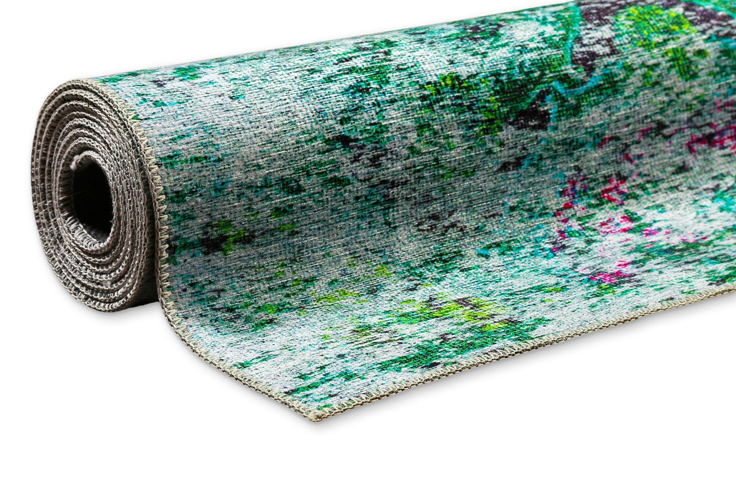 Wecon home Tapis »Focus« Rectangulaire 6 mm Höhe Vintage, Baumwolle, Kurzflor, Wohnzimmer, Schlafzimmer, pflegeleicht