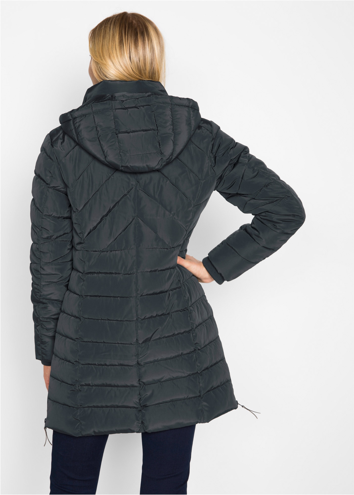 bonprix Veste matelassée »Winterjacke« mit Kapuze mit wattierter Füllung, mit abnehmbarer Kapuze, pflegeleicht