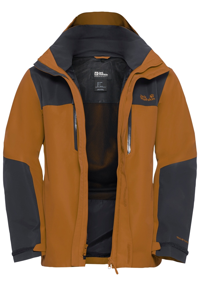 Jack Wolfskin Funktionsjacke »JASPER 2L JKT M« mit Kapuze Wasserdicht, atmungsaktiv, Übergangsjacke