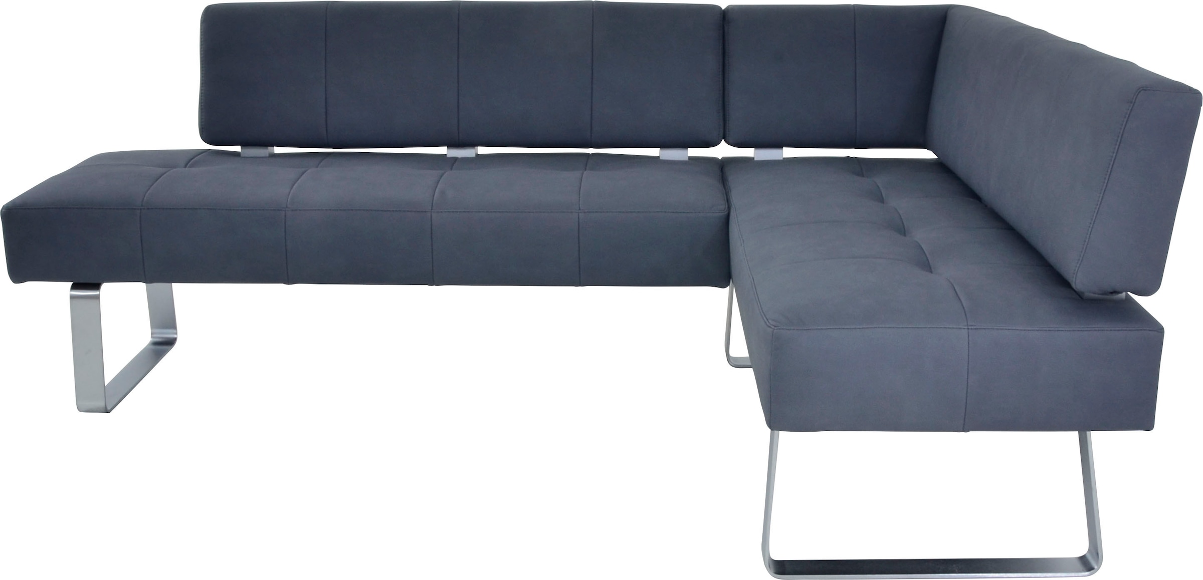 K+W Komfort & Wohnen Ensemble de bancs d'angle »Spider II« Ensemble, 4 cuis tlg. côté long 195cm, 2 chaises à bascule, table extensible largeur 120 cm
