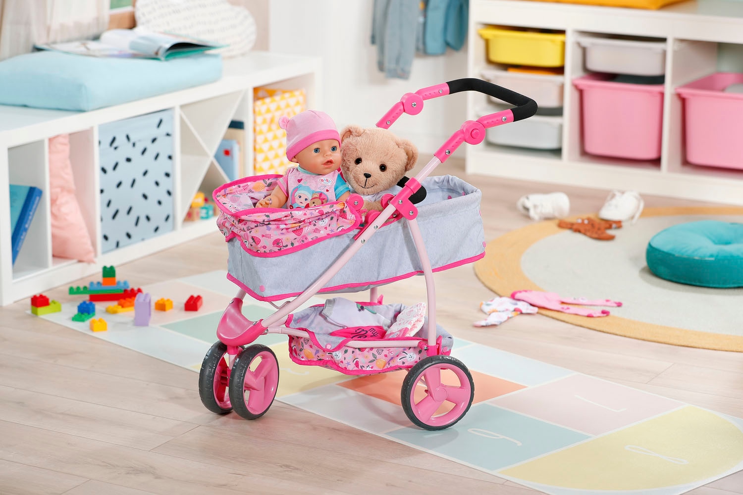 Baby Born Poussette de poupée combinée »Deluxe Puppenwagen«