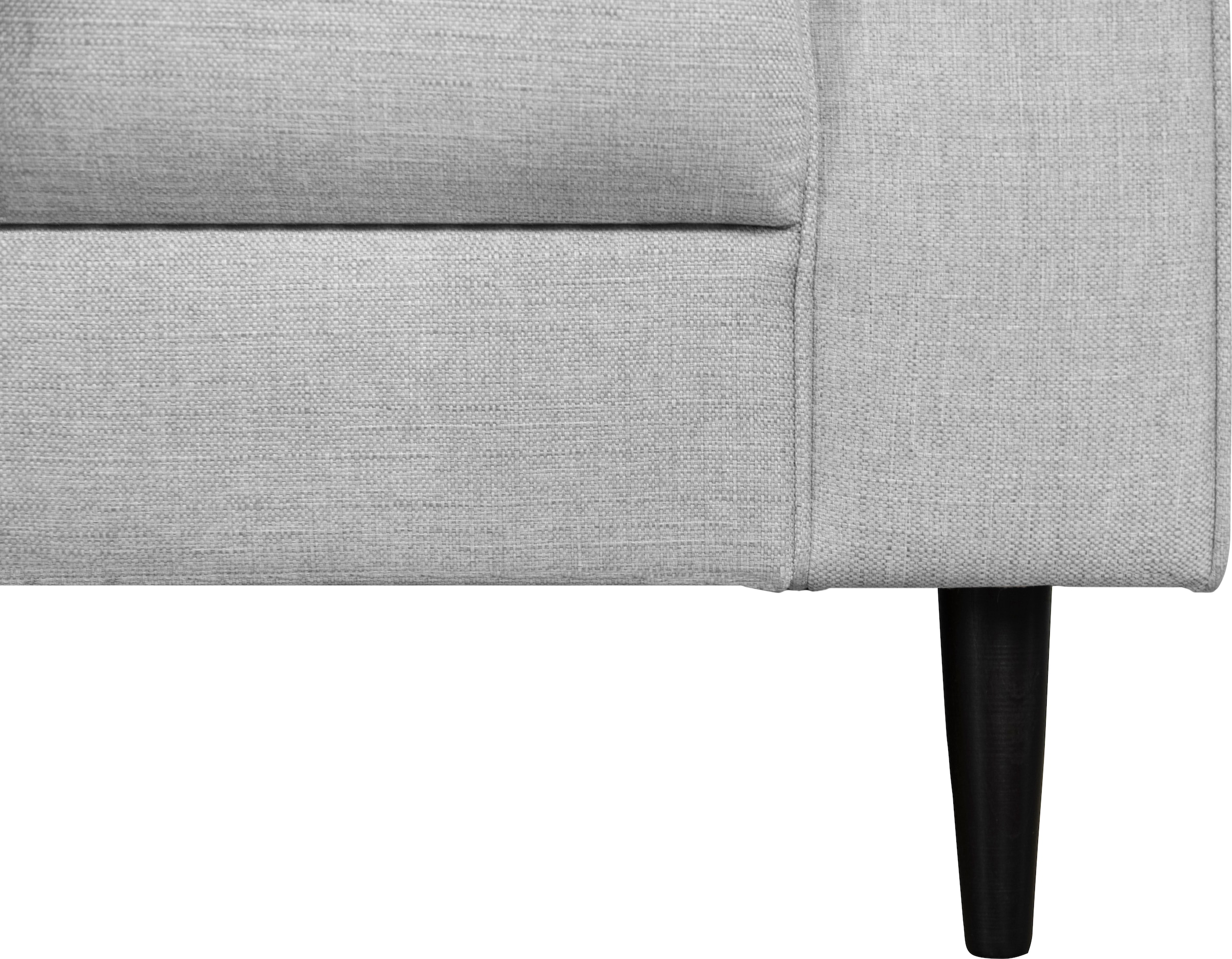 Home affaire Ecksofa »VEYRAS L-Form, hoher Sitzkomfort, Masse B/T/H: 230/150/76 cm« mit Wellenunterfederung, incl. Rückenkissen und Zierkissen