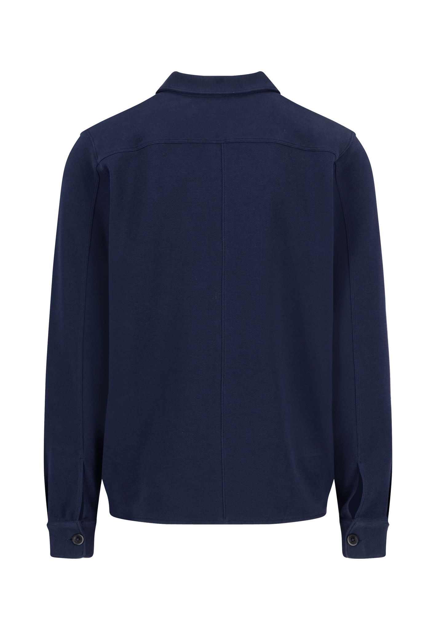 FYNCH-HATTON Kurzjacke ohne Kapuze Materialmix aus Polyester, Baumwolle und Elasthan, normale Passform