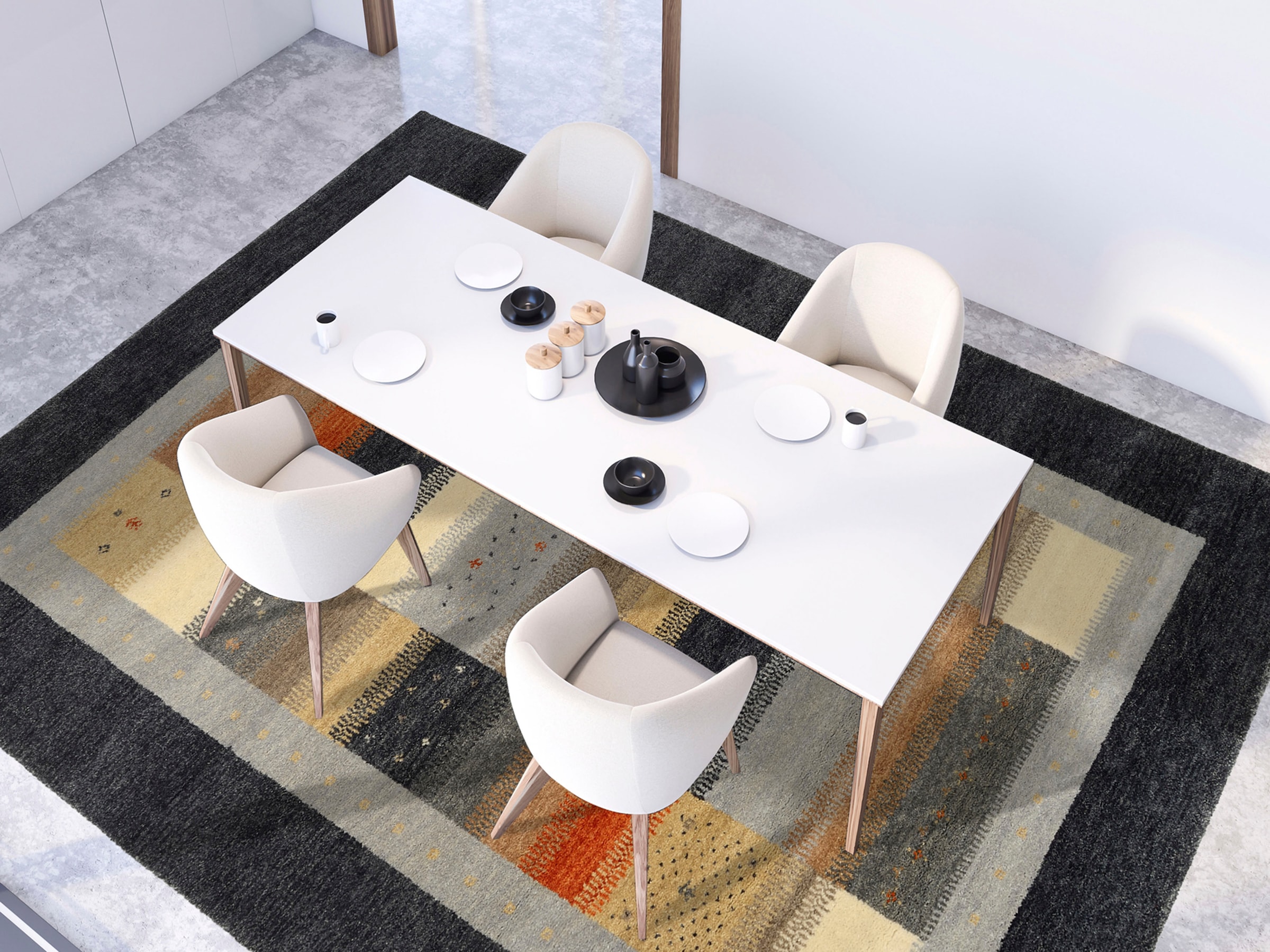 OCI DIE TEPPICHMARKE Wollteppich »INTENSE SONA« rechteckig 12 mm Höhe handgeknüpft, reine Schurwolle, fusswarm, Wohnzimmer