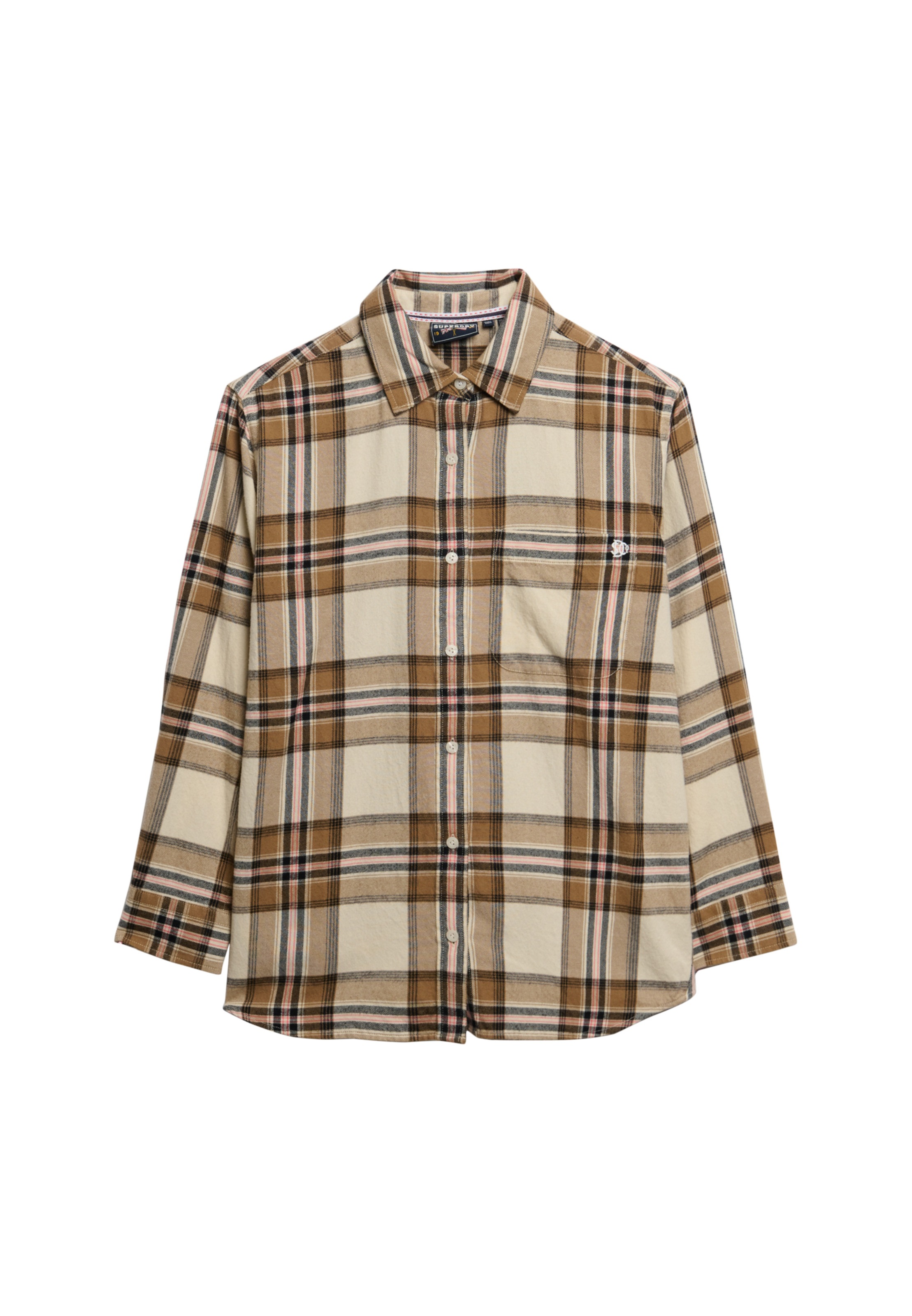Superdry Blouse à carreaux »CHECK FLANNEL BOYFRIEND SHIRT«