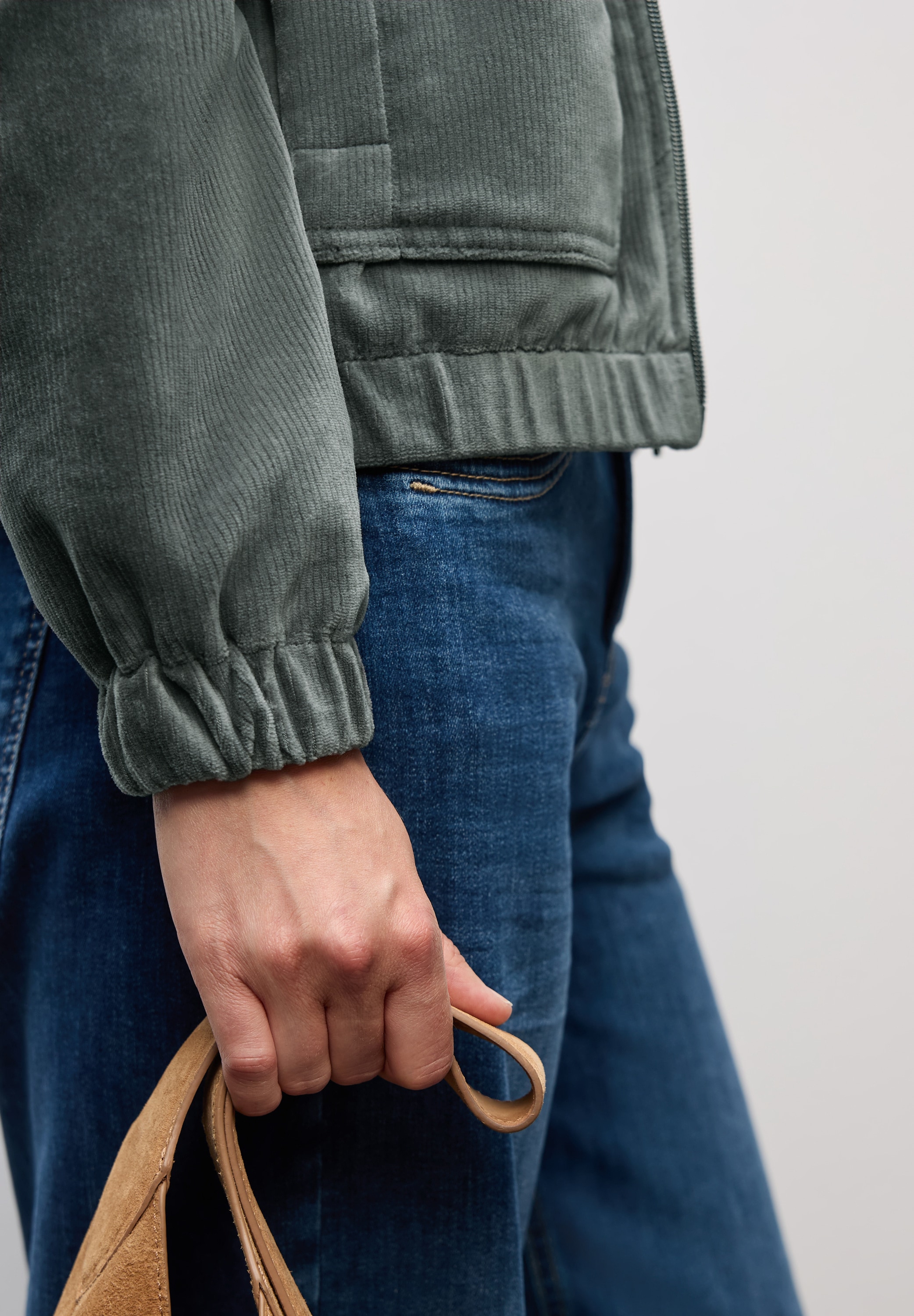 STREET ONE Veste en velours côtelé mit elastischem Bund