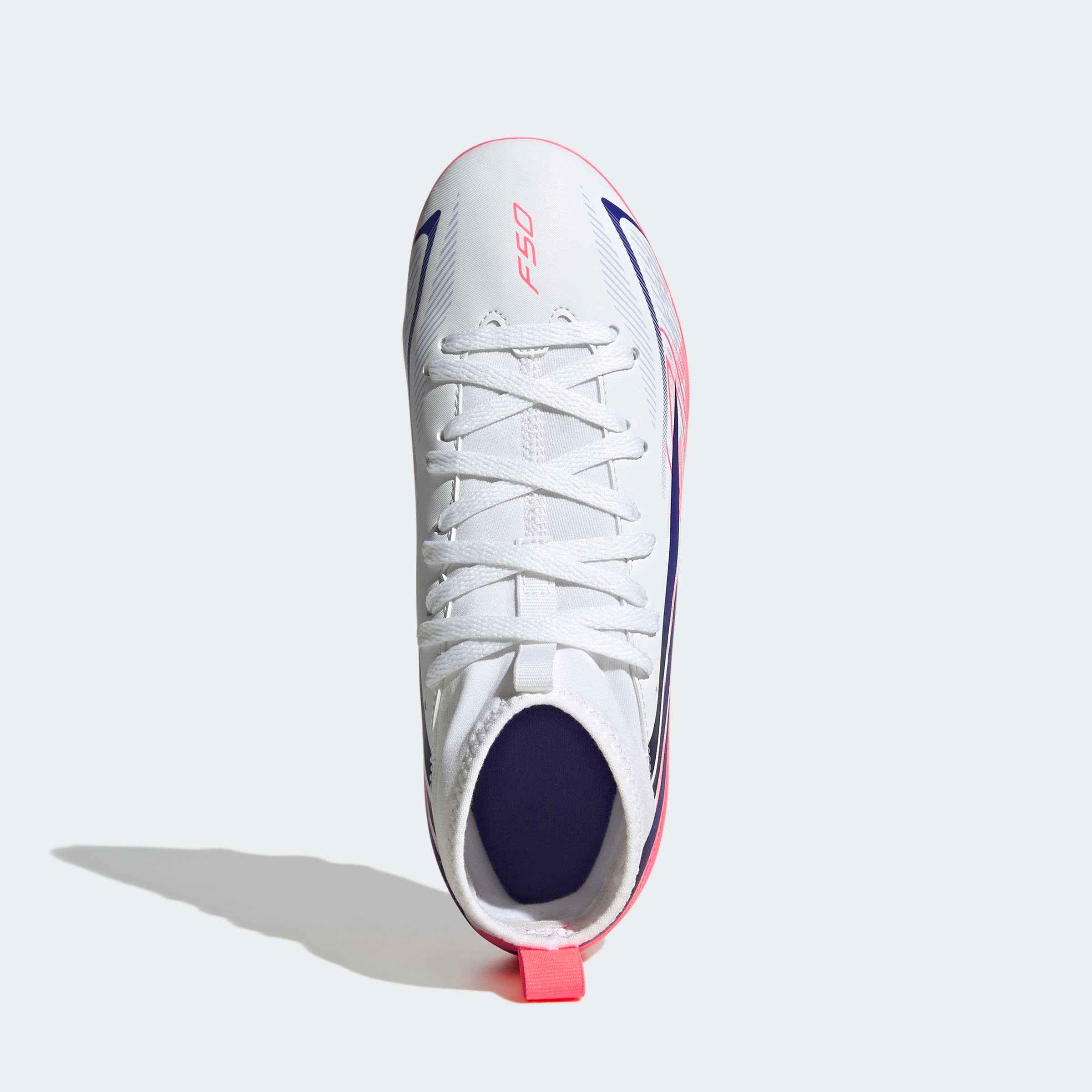 adidas Performance Fussballschuh »F50 HYPERFAST CLUB KIDS , FESTE BÖDEN/GEMISCHTE BÖDEN, HALBHOCH GESCHN«  für viele verschiedene Böden geeignet, für Jugendliche & Kinder