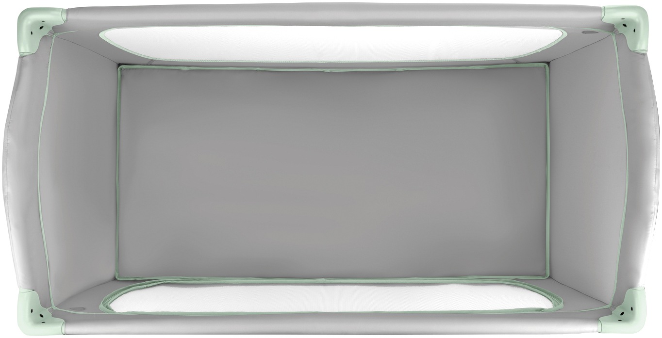 Hauck Baby-Reisebett »Sleep N Play Go Plus, Dusty Mint« mit integrierten Rädern; Vorderausstieg