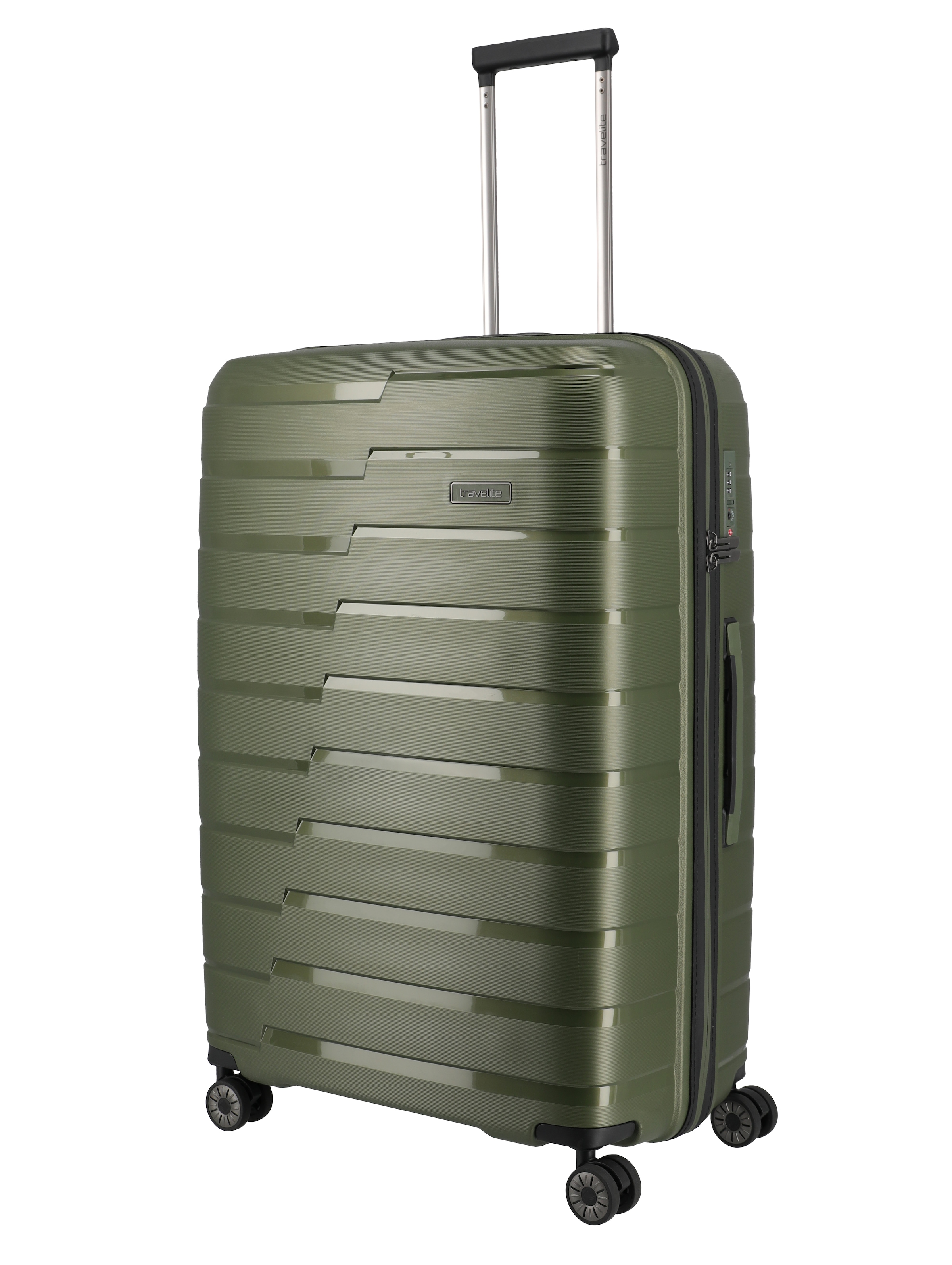 travelite Trolleyset »AIR BASE 3-teilig Reisekoffer Hartschale« mit TSA-Schloss und bruchfester Polypropylen-Schale
