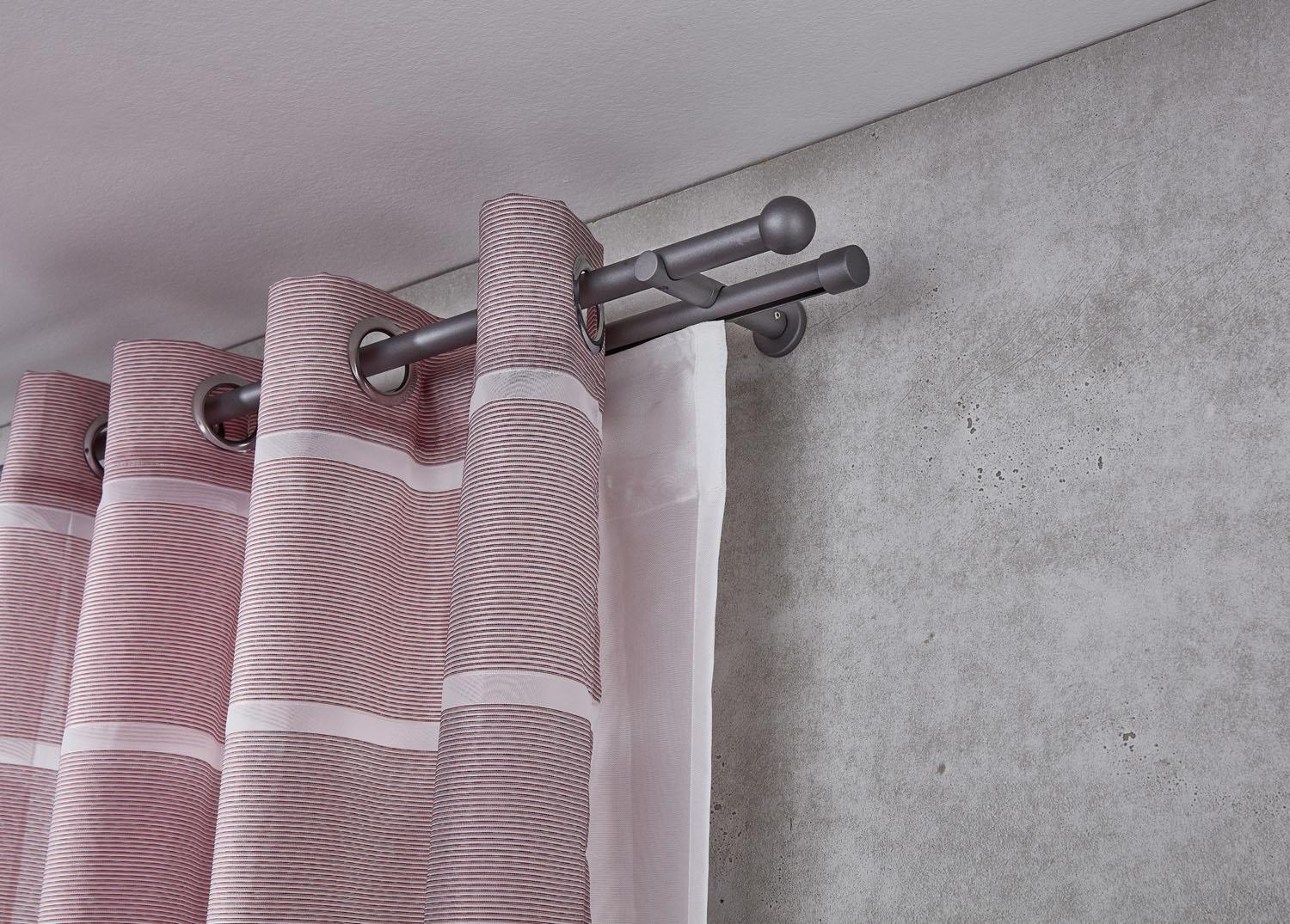 Good Life Tringle à rideaux combinée »Bola« Ø 20 mm 2 läufig-läufig Fixmass