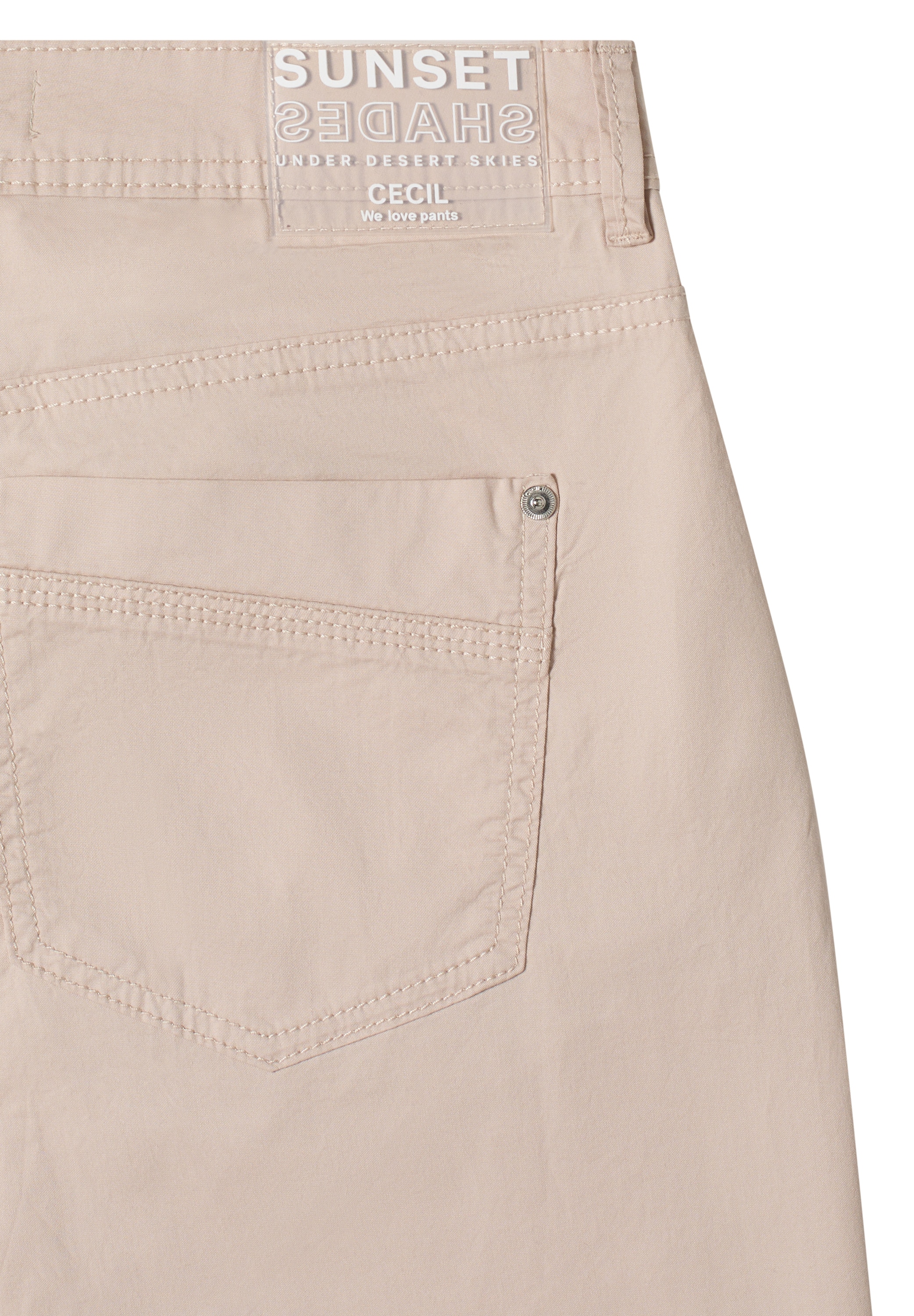 Cecil Stoffhose »Style Scarlett«  Barrel Leg Hose in Papertouch Qualität und mit Stretch
