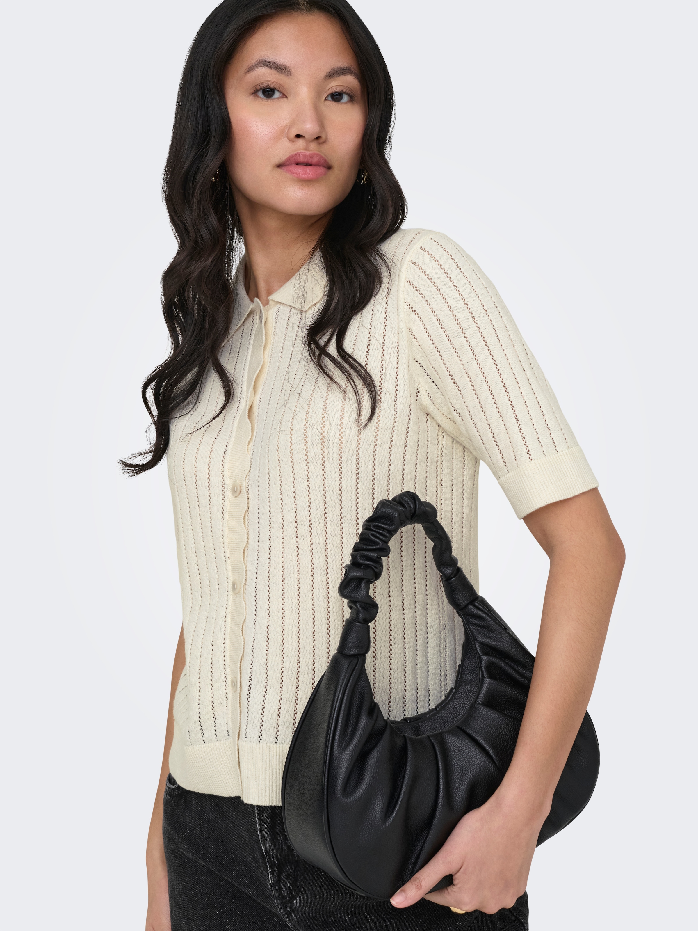 ONLY Veste en tricot »ONLELMA POLO S/S CARDIGAN KNT NOOS«
