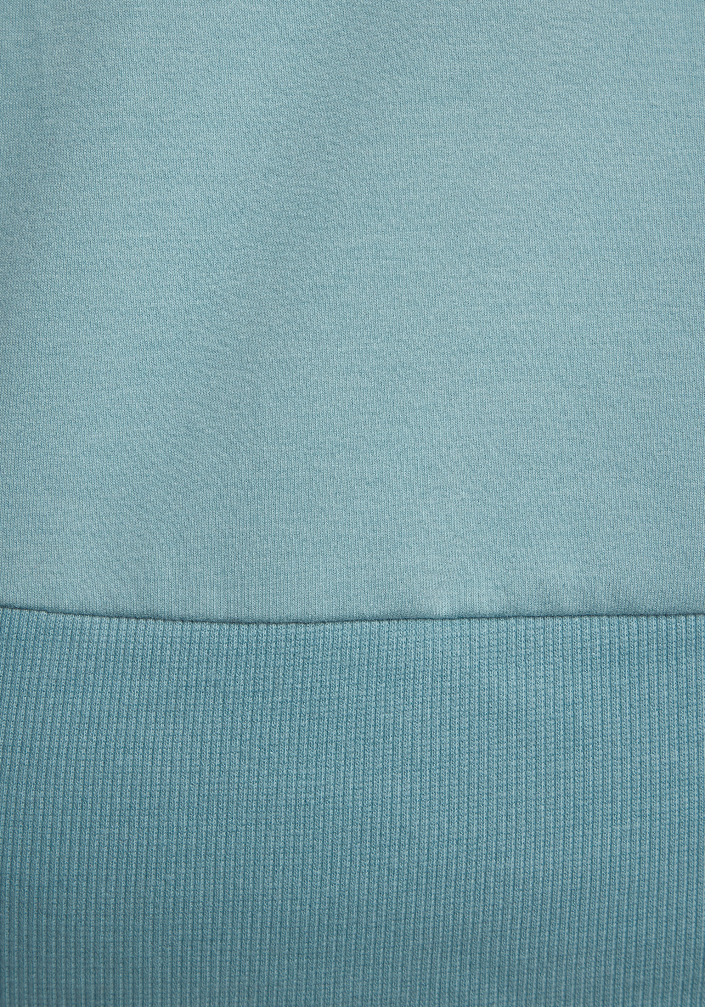 Elbsand Kapuzensweatjacke mit grossem Logodruck hinten, bequeme Freizeitjacke mit Taschen