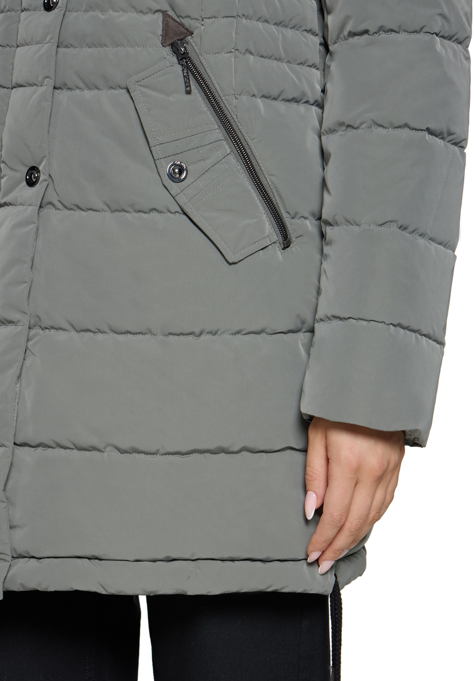 Gil Bret Steppjacke mit Kapuze mit abnehmbarer Kapuze