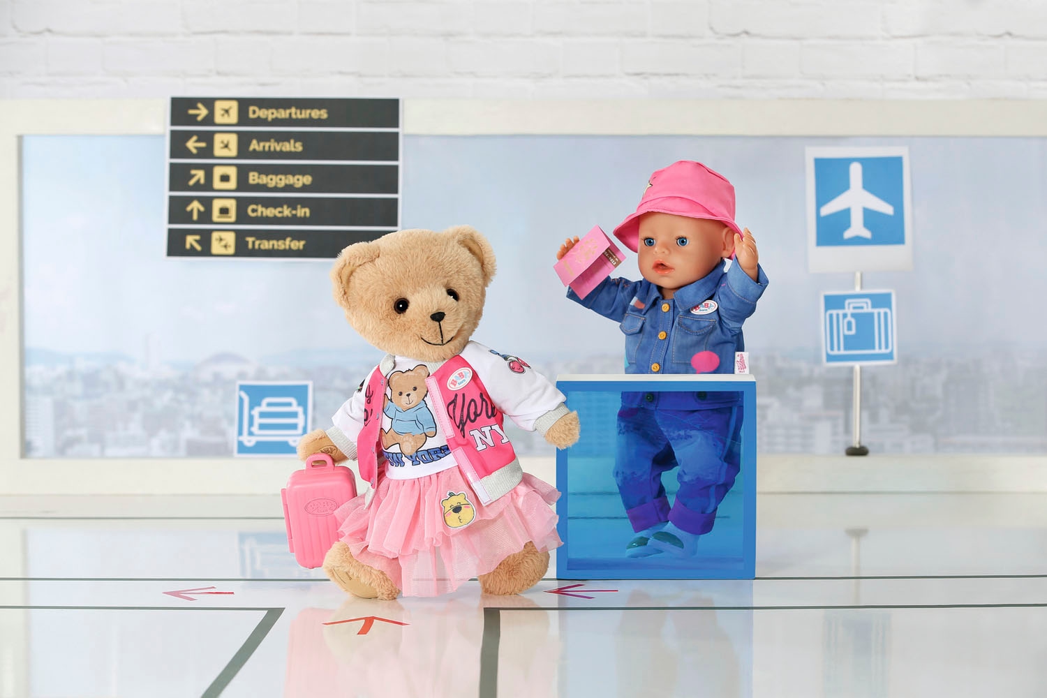 Baby Born Vêtements de poupées »Deluxe Reiseoutfit, 43cm«