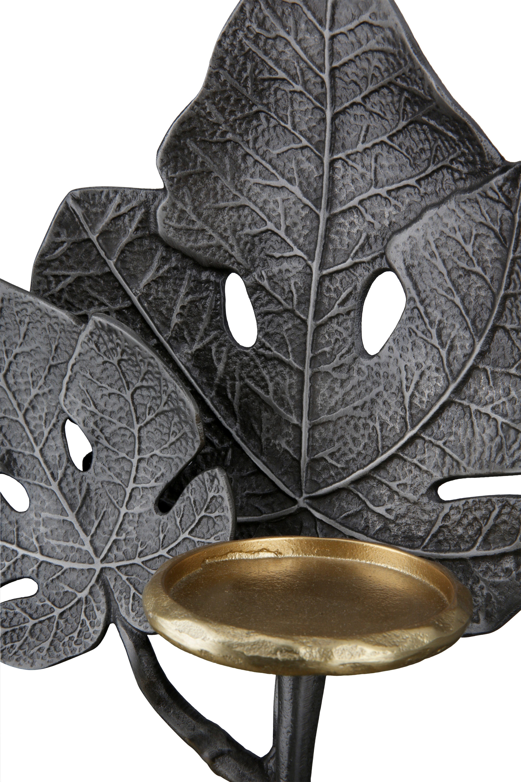 GILDE Chandelier »Leaf« Kerzenhalter aus Aluminium, 1-flammig