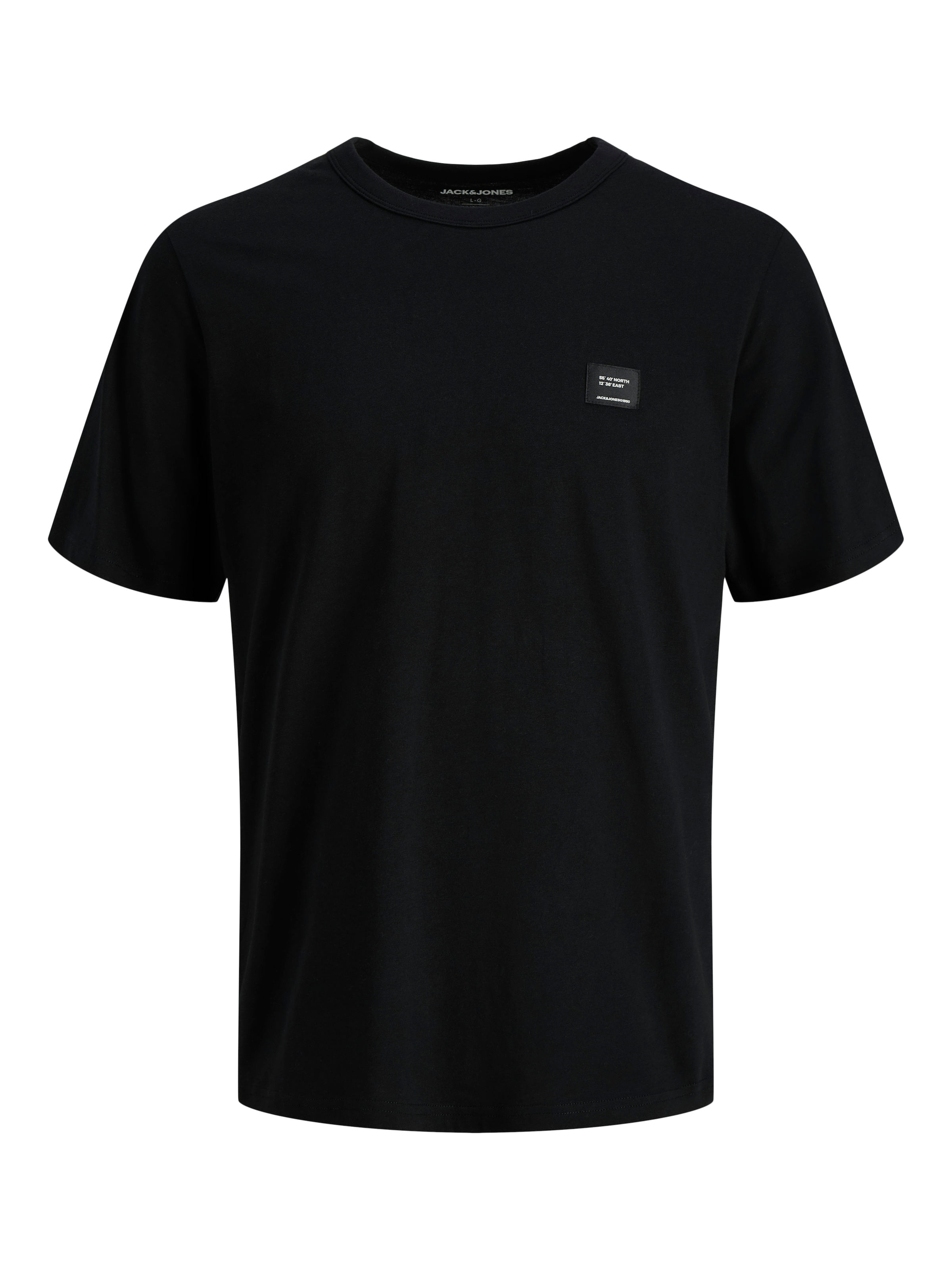 Jack & Jones Rundhalsshirt »JJCLEVELAND TEE SS CREW NECK SN« Baumwolle, regular fit